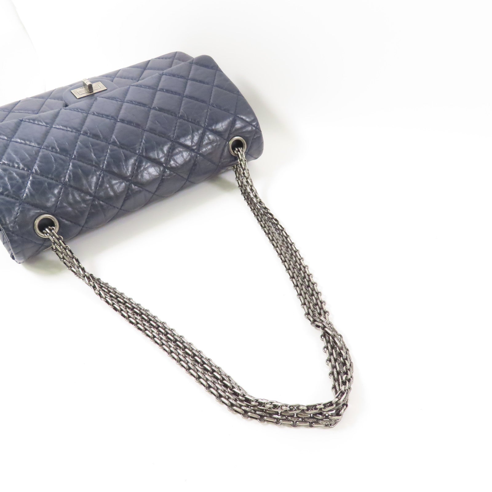 CHANEL 牛皮皮革2.55 Shoulder Bag鏈帶肩背袋