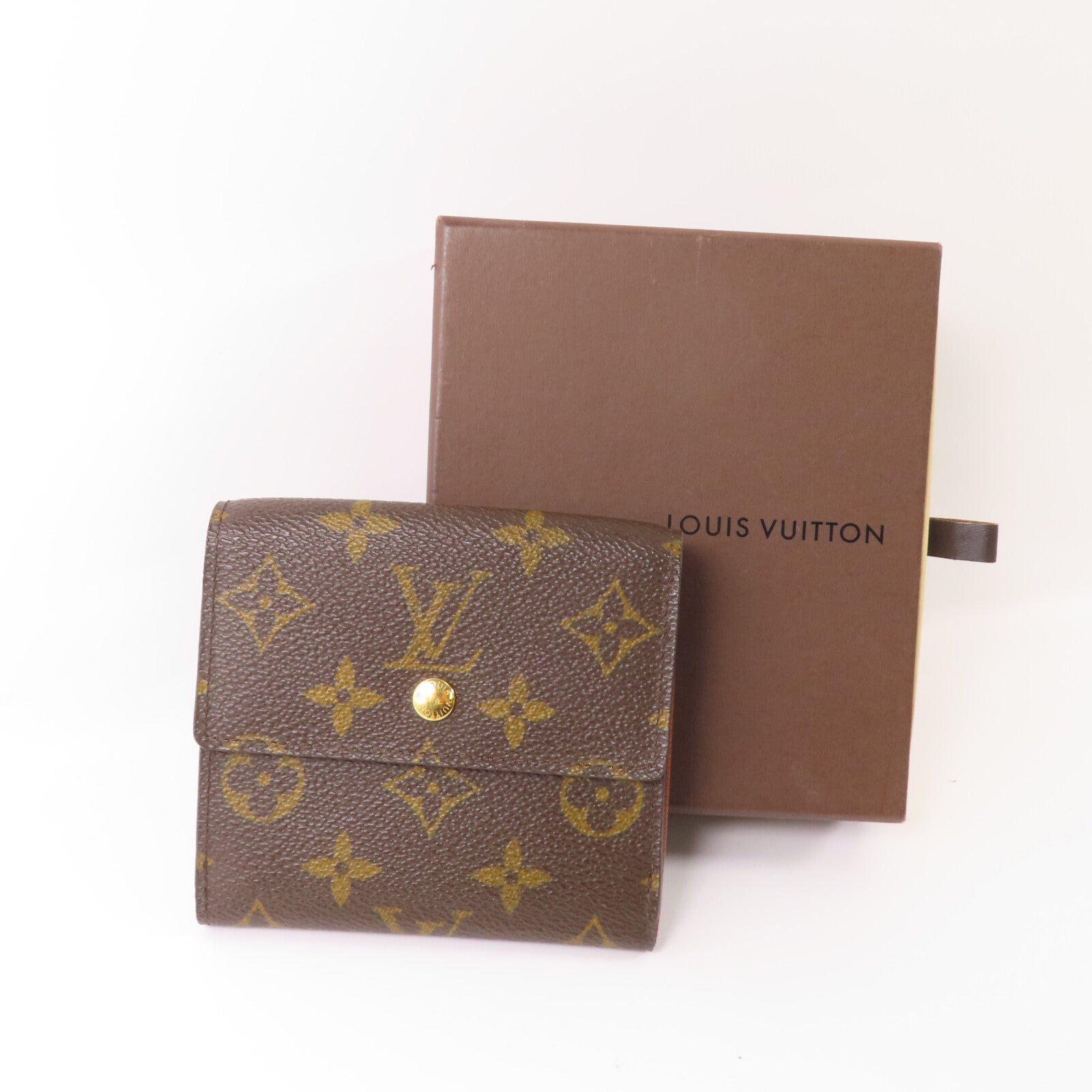 LOUIS VUITTON 【激減優惠】Monogram Carte Credit Wallet金扣短錢包