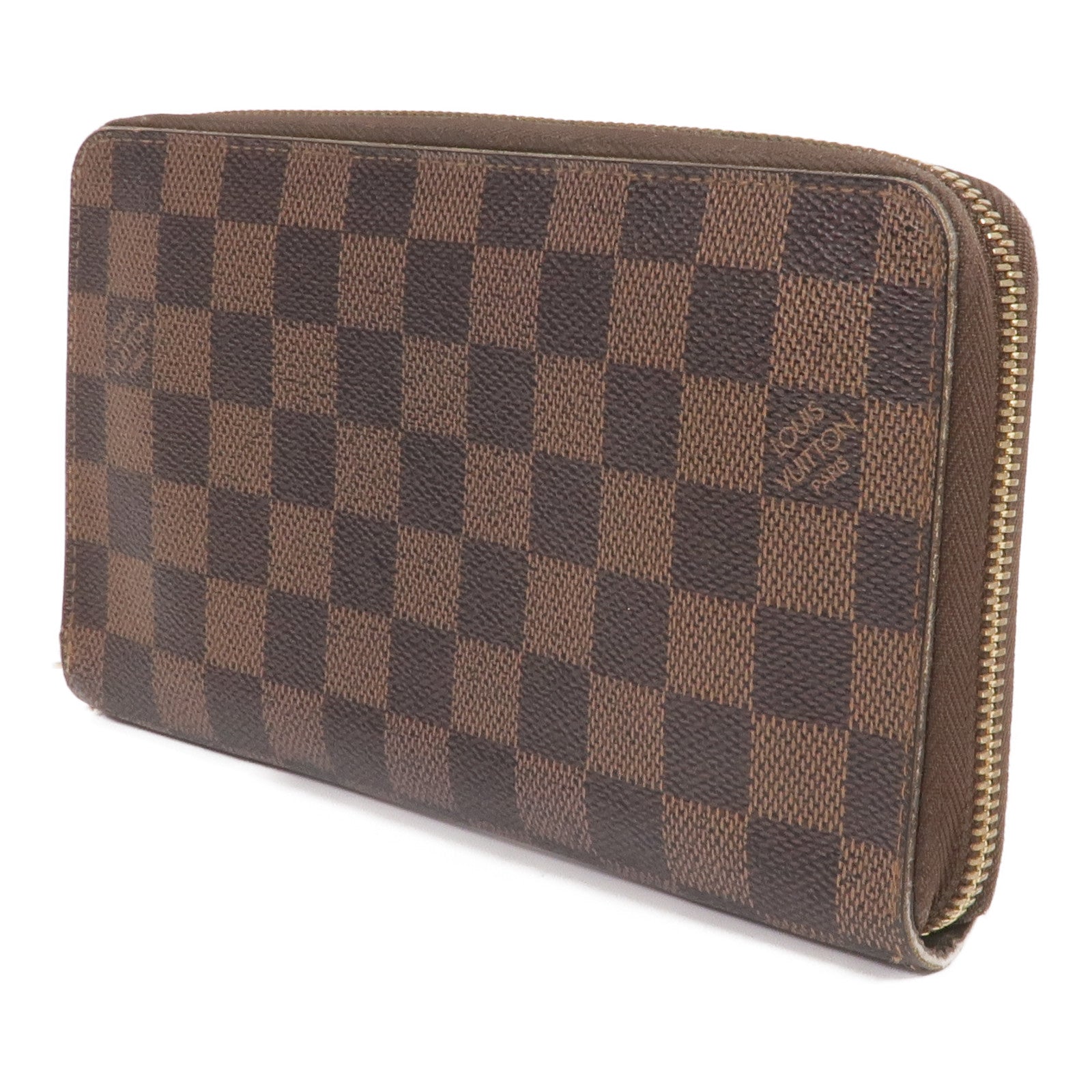 LOUIS VUITTON Damier Zippy Organizer金扣長錢包