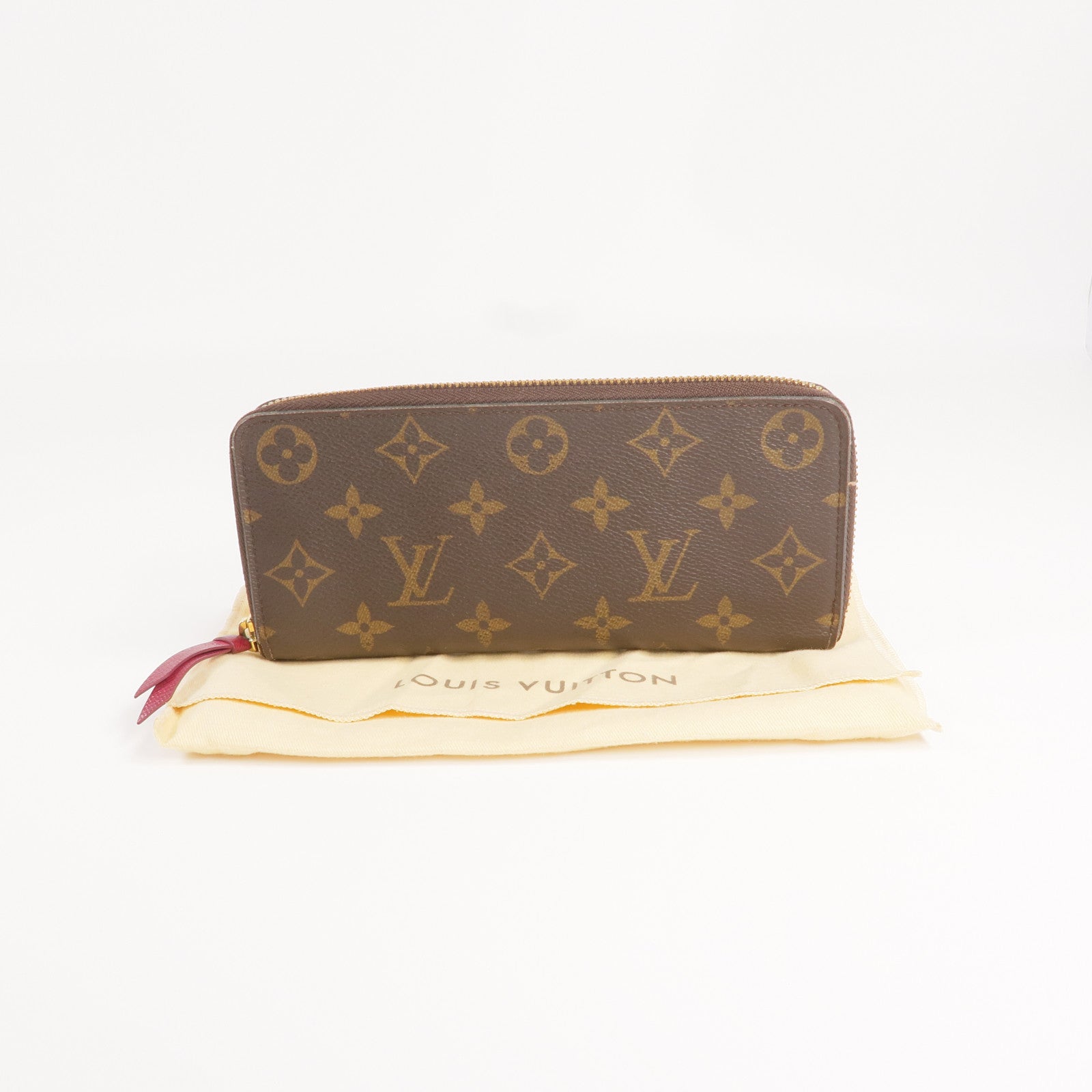 LOUIS VUITTON Monogram Clemence Wallet金扣長錢包