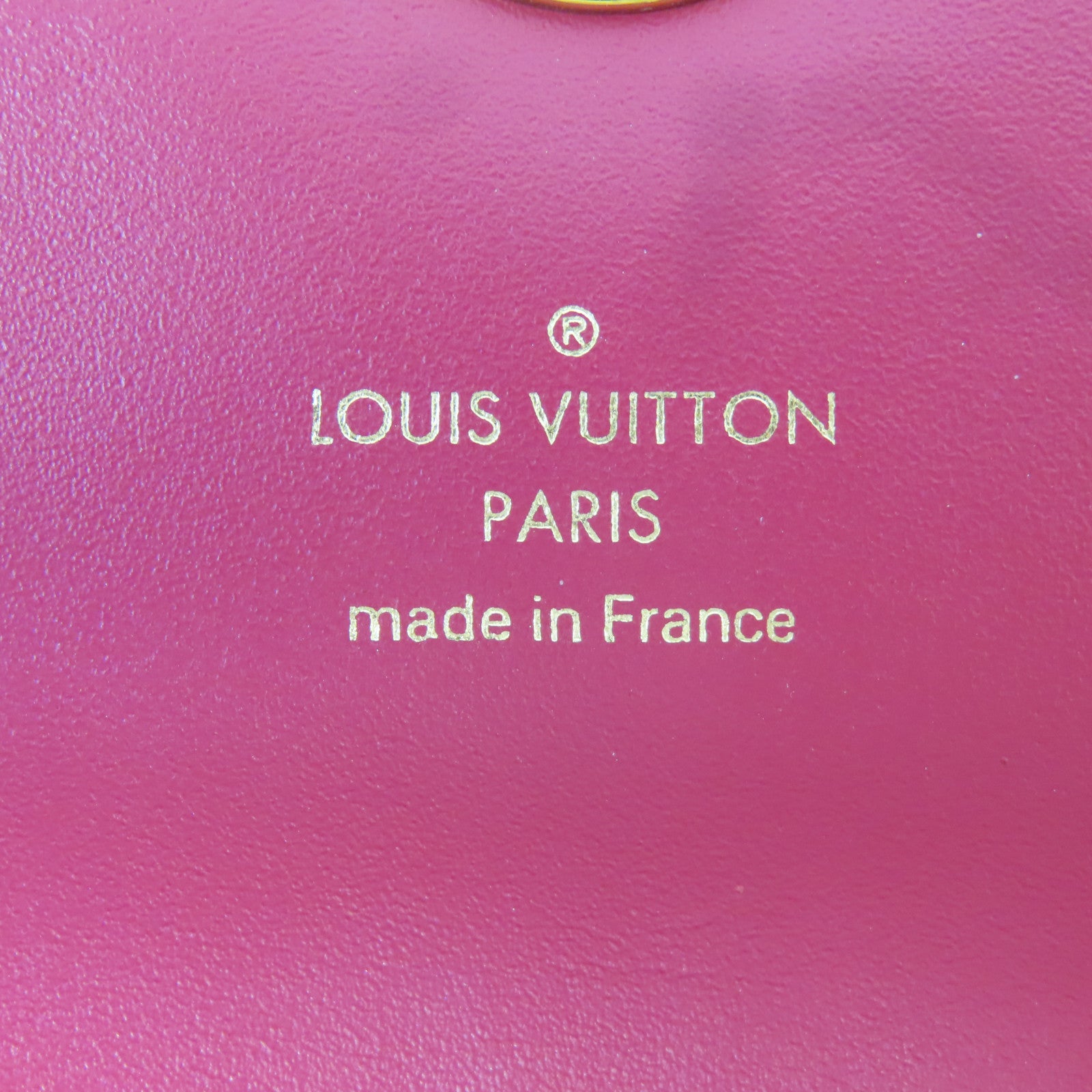 LOUIS VUITTON Monogram Flore金扣鏈帶肩背袋啡色/紅色