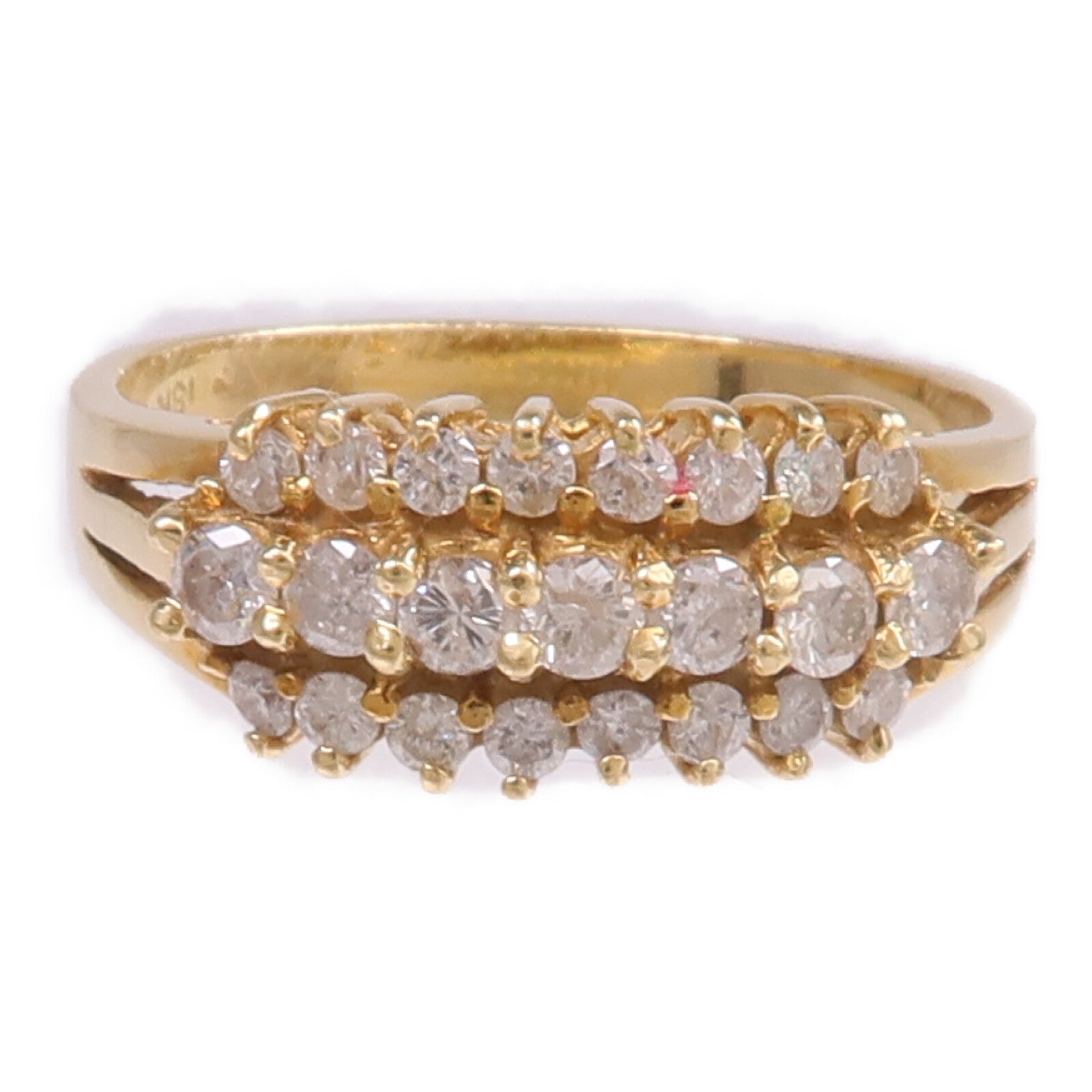 JEWELRY 18K黃金Diamond Ring鑽石戒指US#6.75