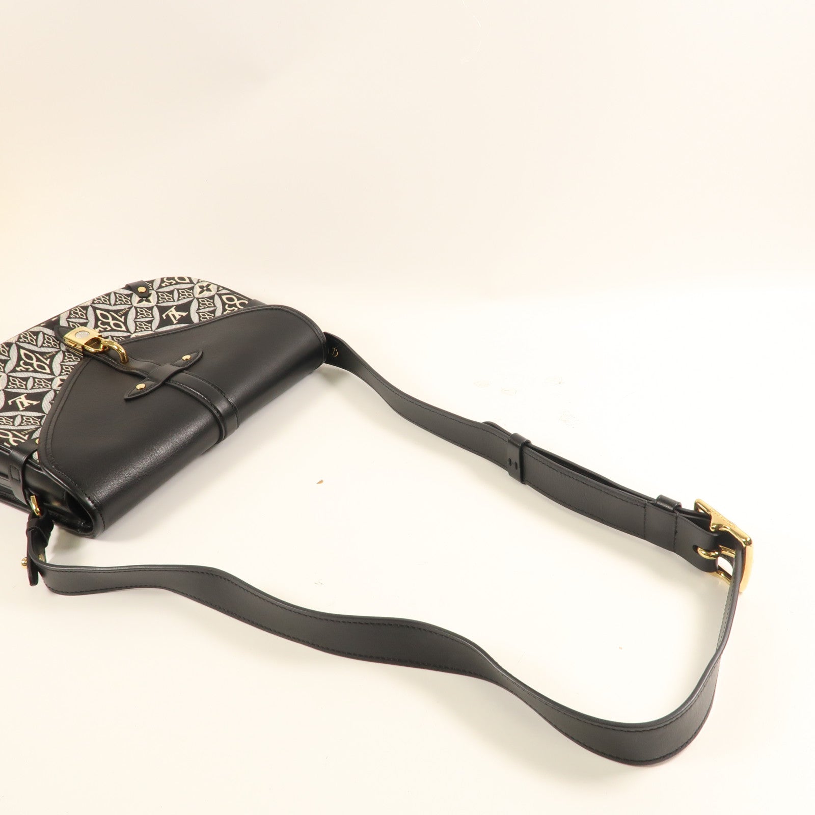 LOUIS VUITTON LV GHW Since 1854 Neo Saumur MM M57488 Monogram Jacquard Black