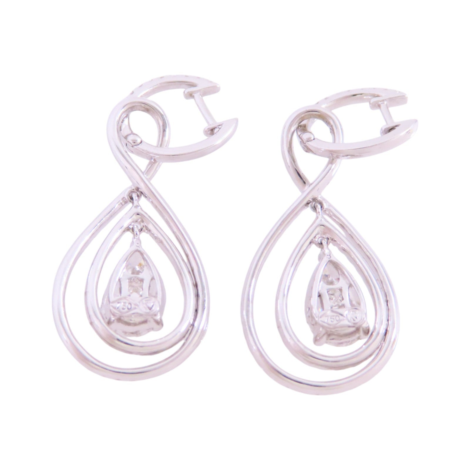 JEWELRY 【激減優惠】18K白金/鑽石Diamond Earrings耳環