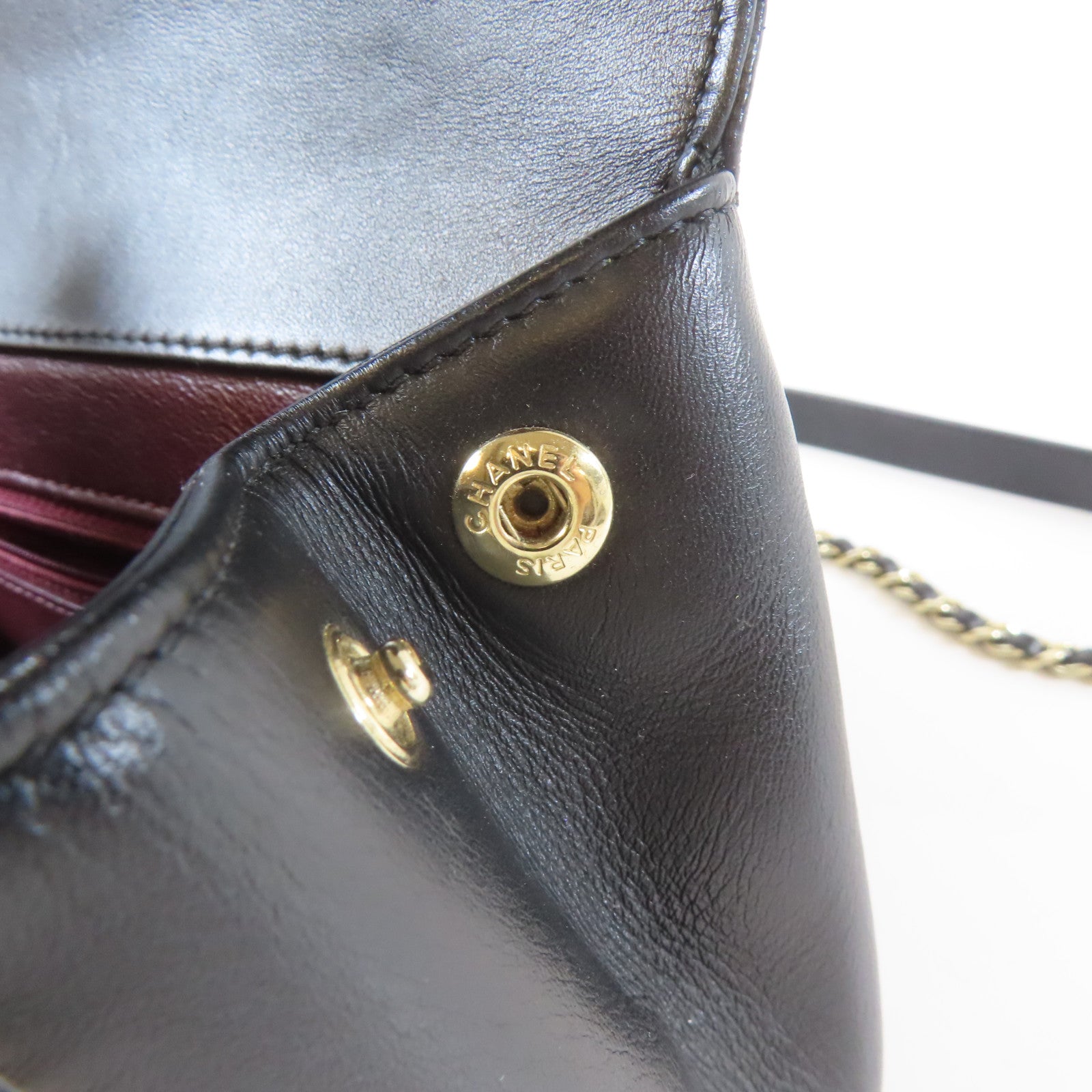 CHANEL 菱格Caviar皮革2 Way Shoulder金扣手挽肩背兩用袋黑色
