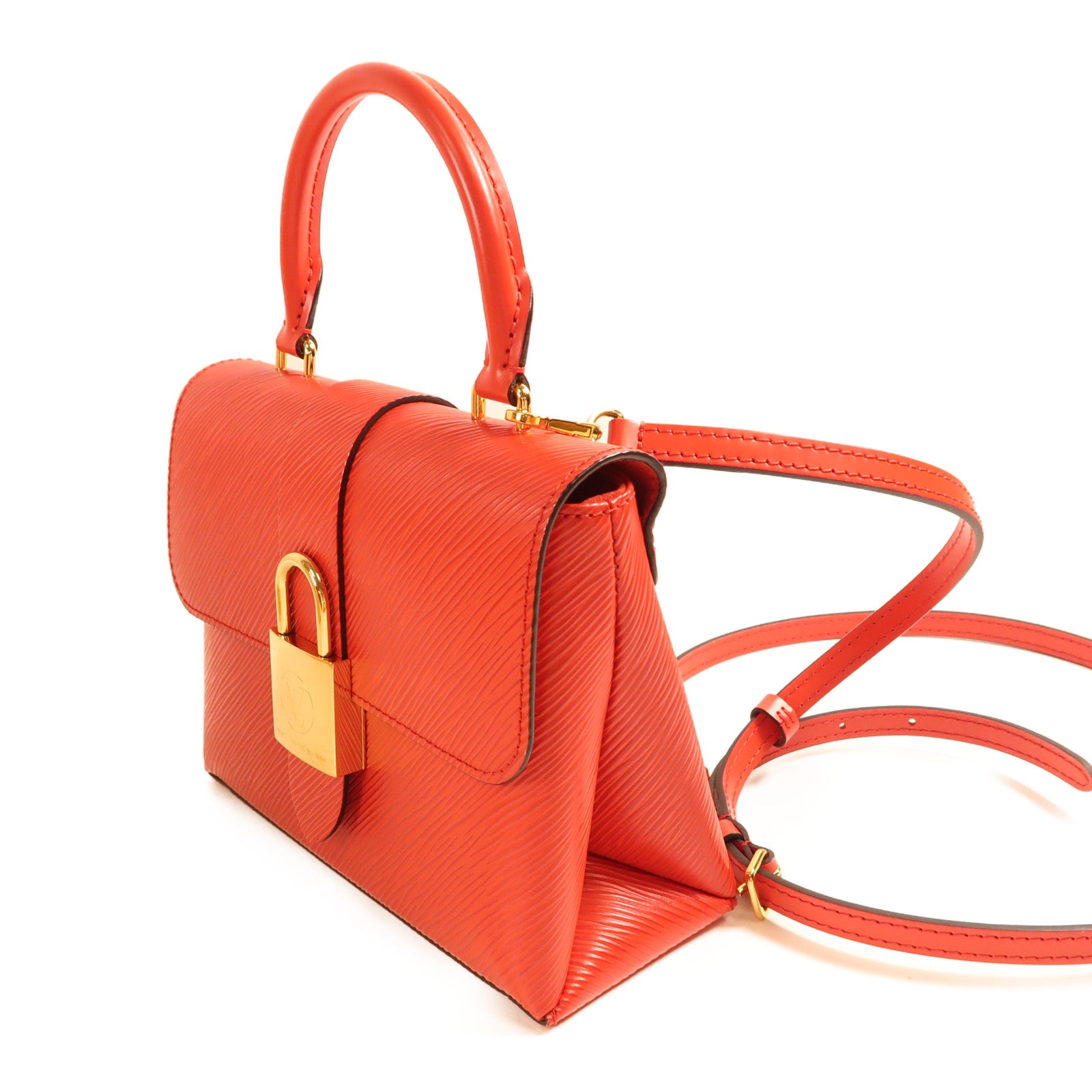 LOUIS VUITTON Epi Locky BB金扣手挽肩背兩用袋