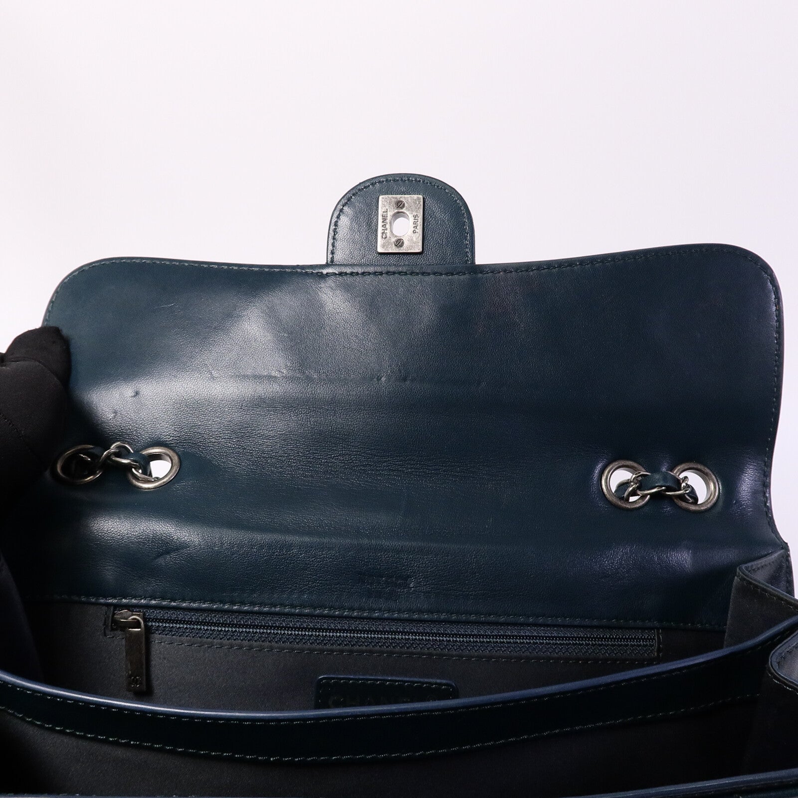 CHANEL 羊皮皮革Shoulder Bag鏈帶肩背袋