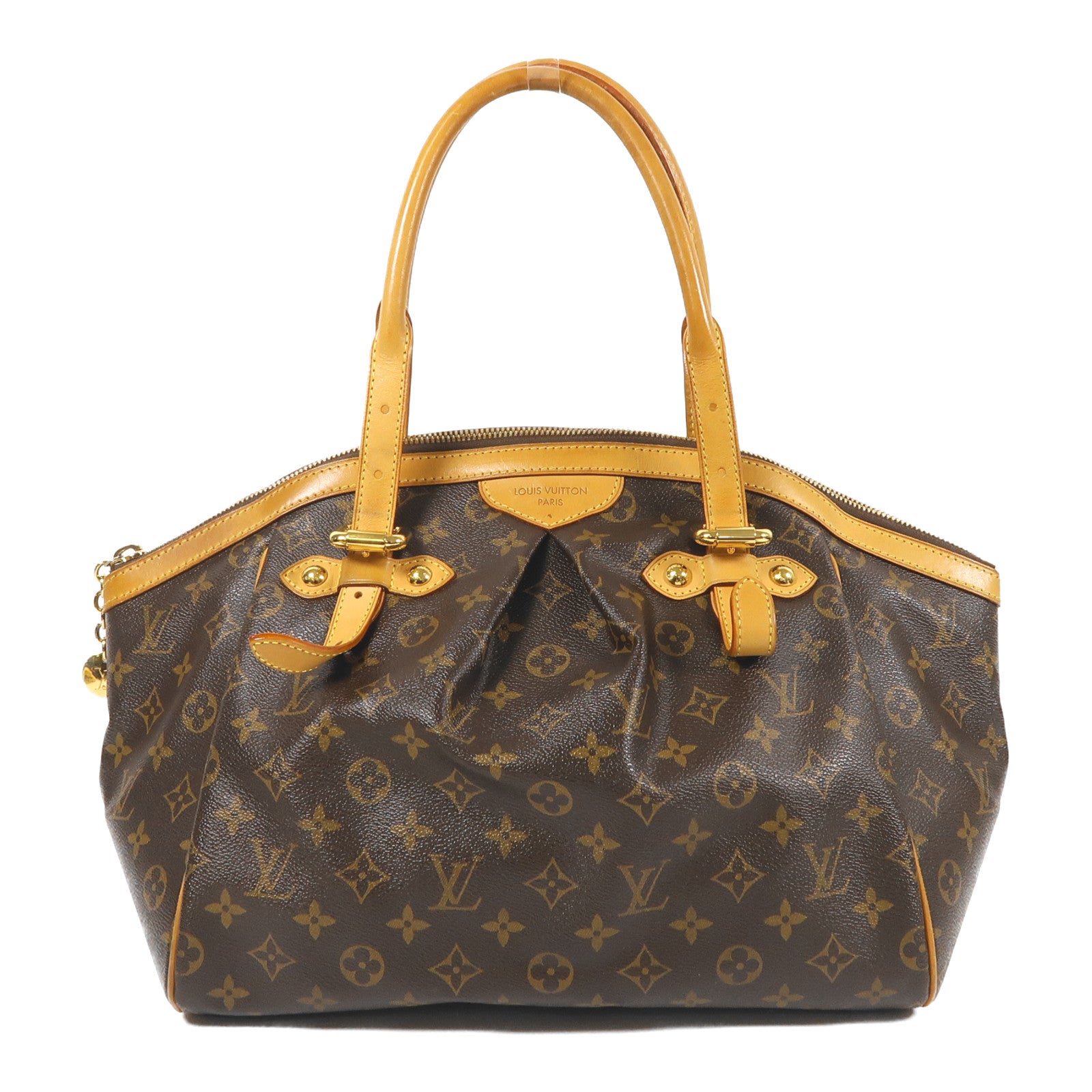 LOUIS VUITTON LV GHW Tivoli GM Shoulder Bag M40144 Monogram Brown