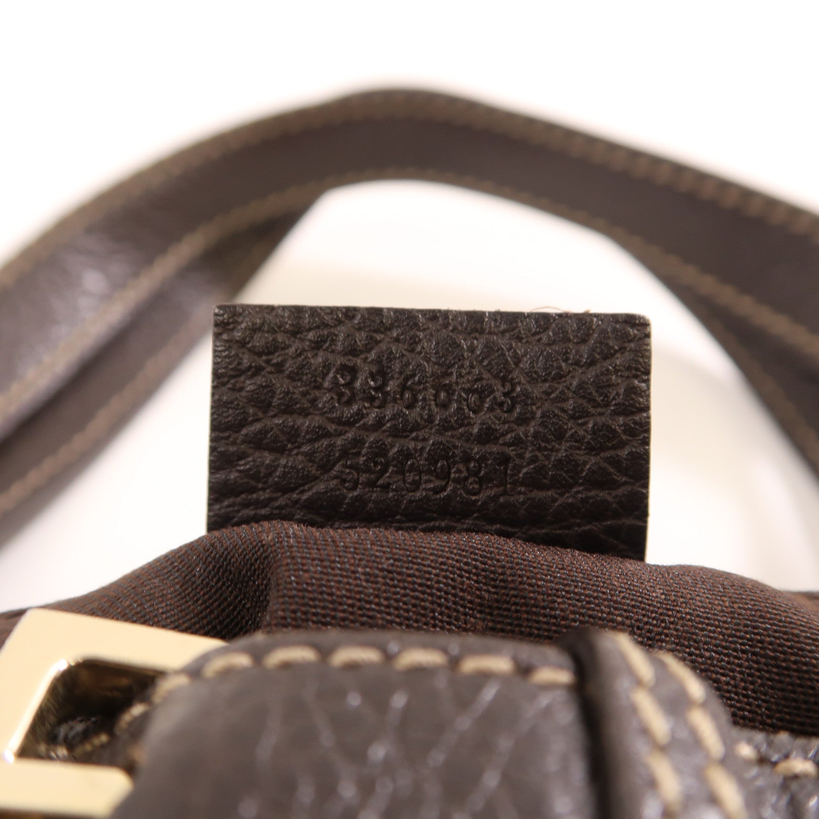 GUCCI 塗層帆布/皮革Tote Bag銀扣手挽肩背兩用袋