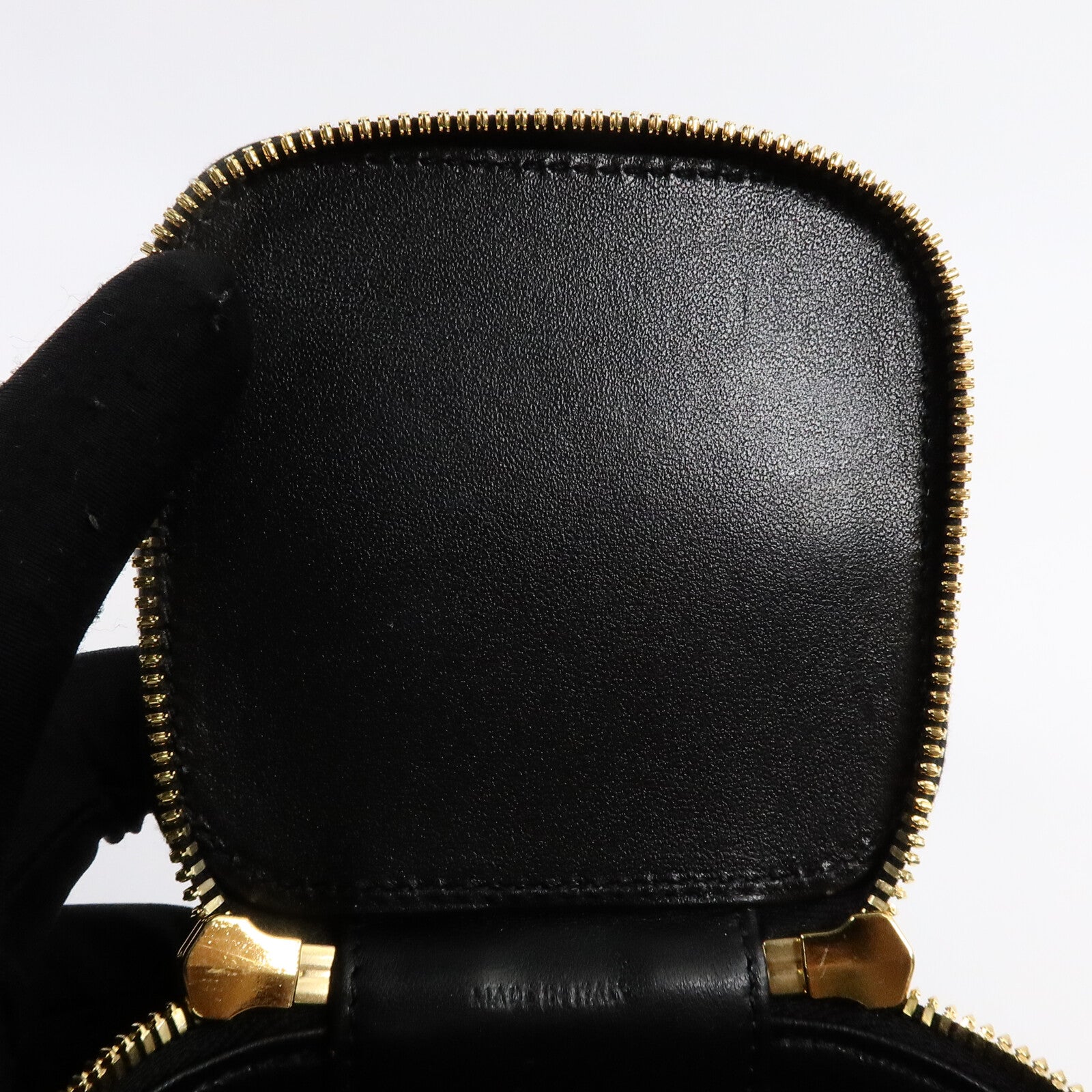 CELINE 漆皮皮革Cuir Triomphe Vanity Case手挽肩背兩用袋