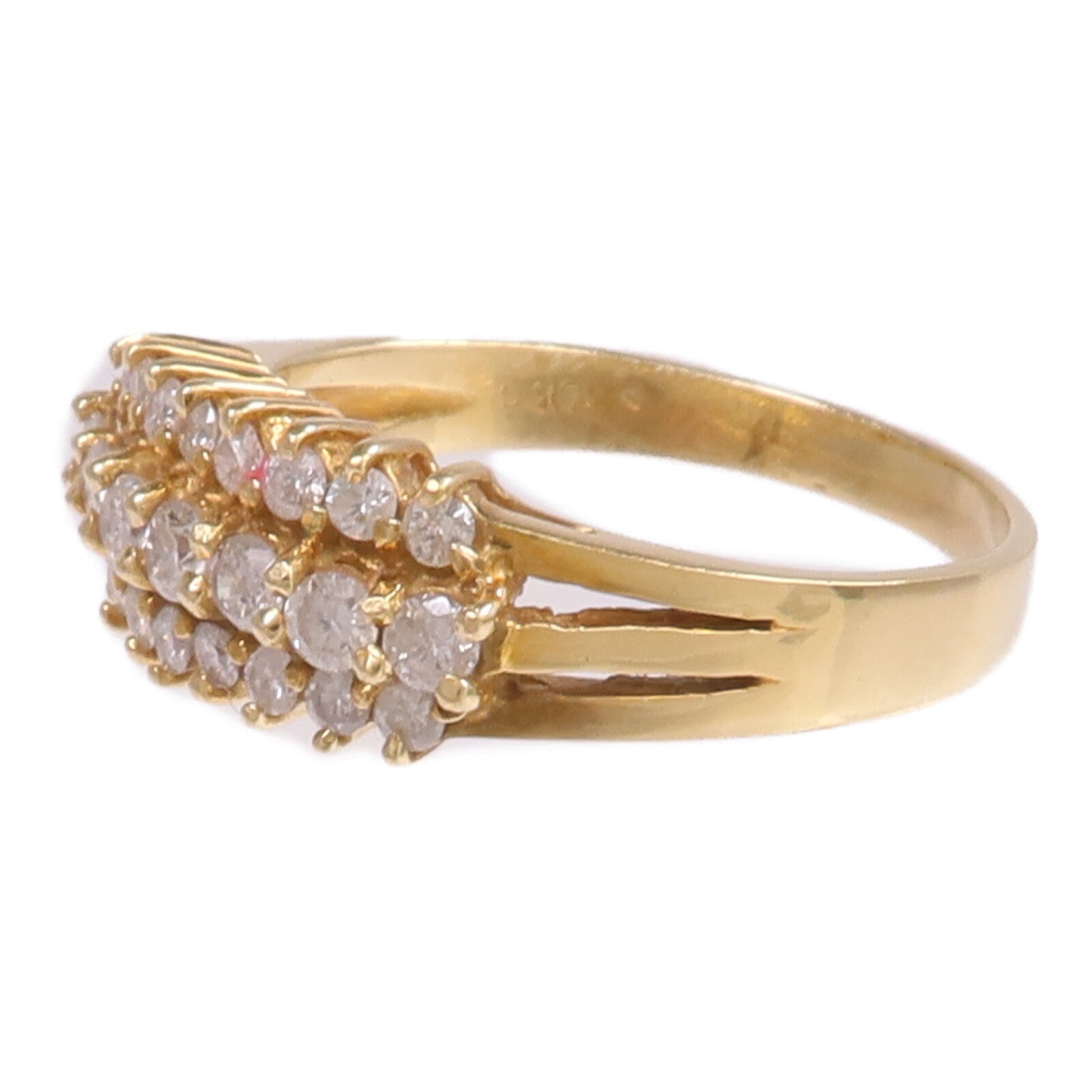 JEWELRY 18K黃金Diamond Ring鑽石戒指US#6.75