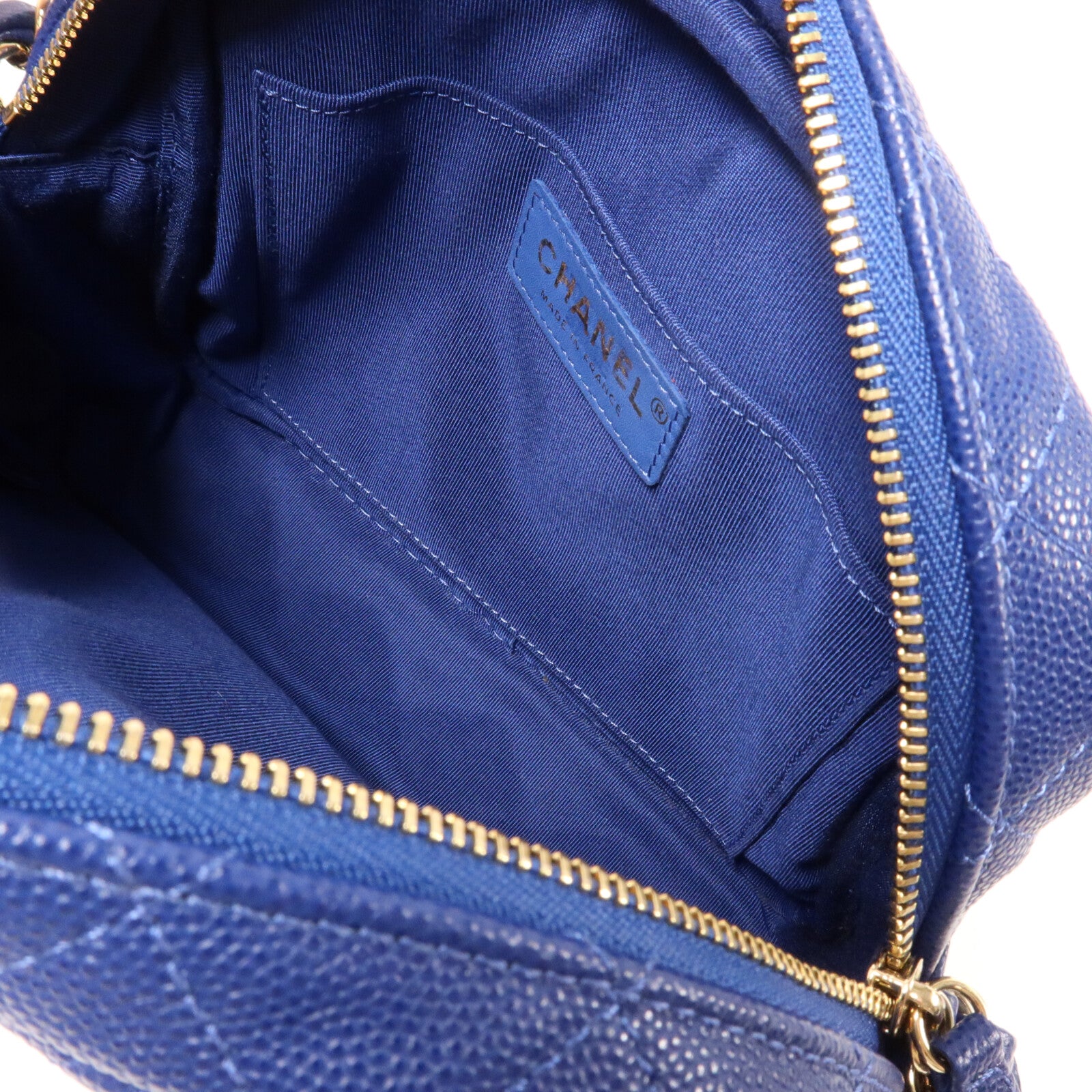 CHANEL 牛皮皮革Camera Bag鏈帶肩背袋