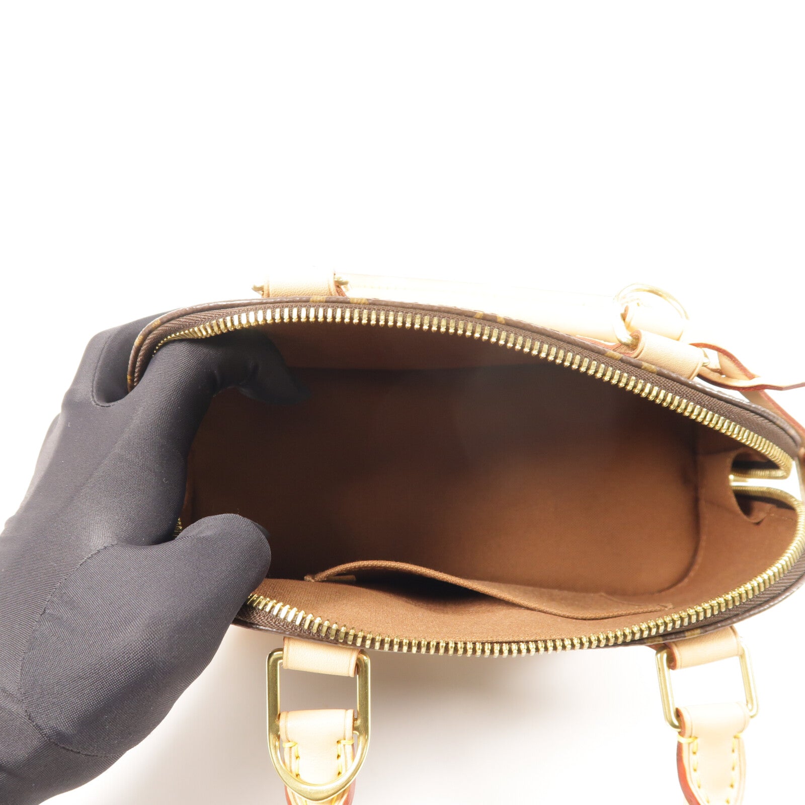 LOUIS VUITTON Monogram Alma BB金扣手挽肩背兩用袋