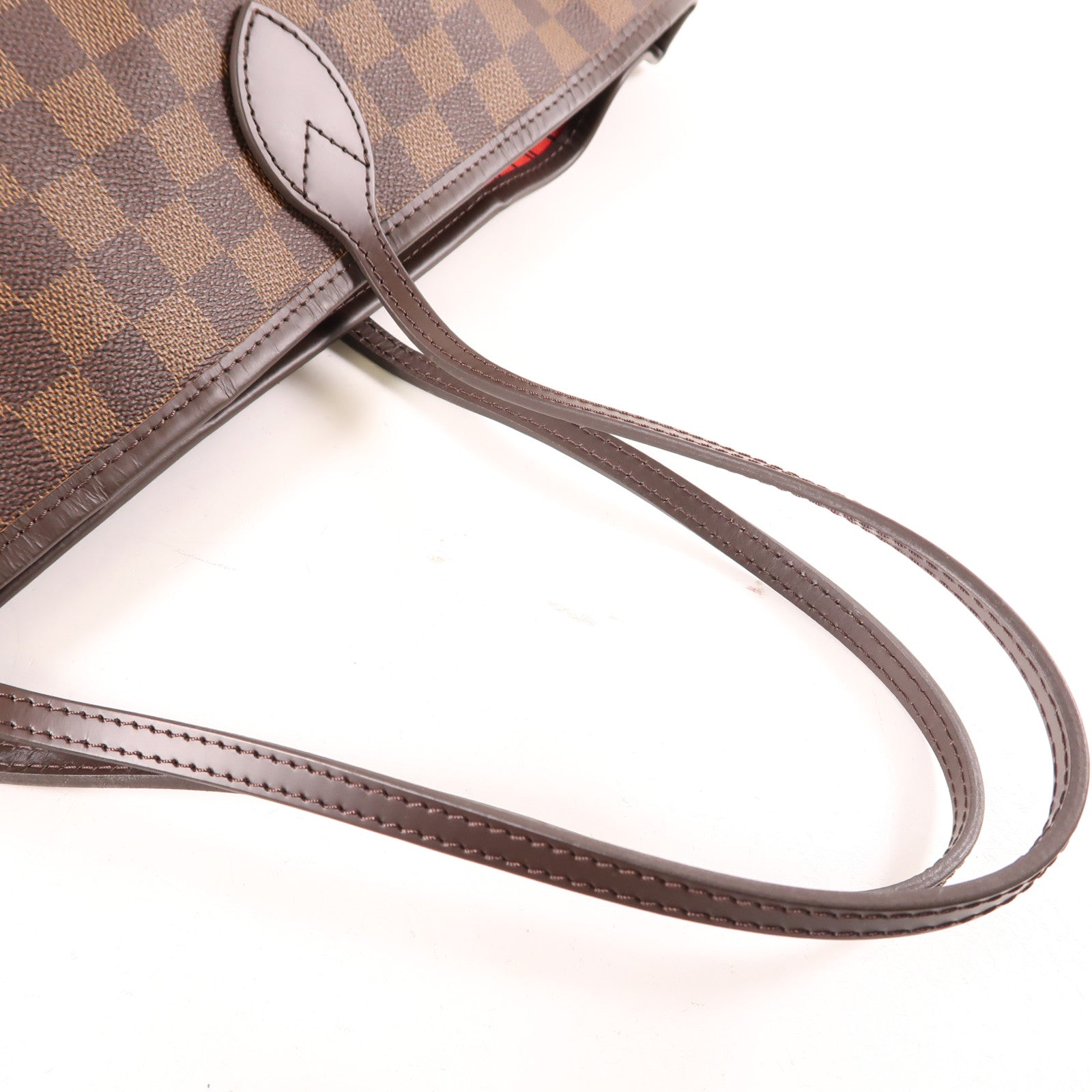 LOUIS VUITTON Damier Neverfull GM金扣肩背袋棕色