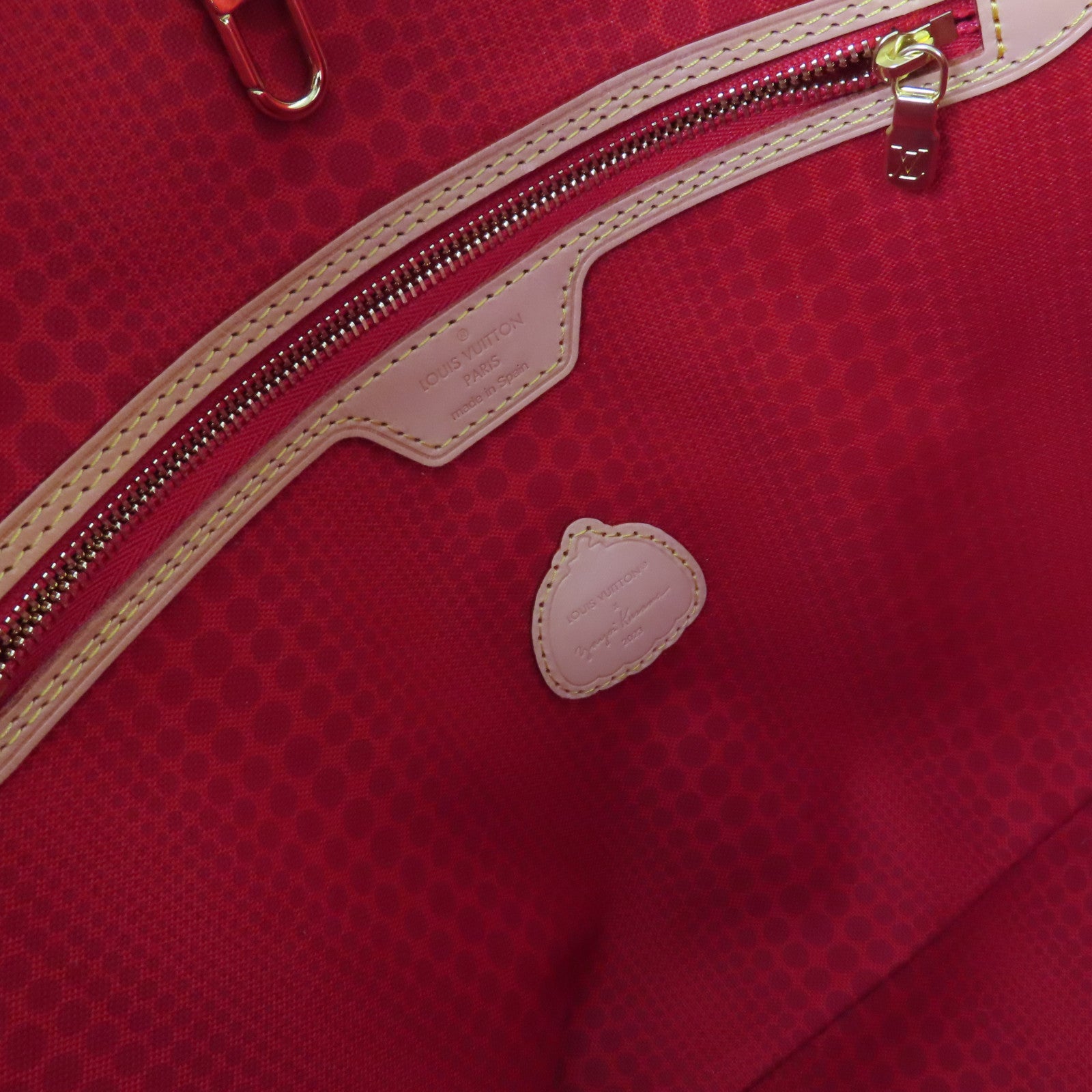 LOUIS VUITTON Monogram LV X YK Neverfull MM Tote Bag金扣肩背袋啡色/彩色