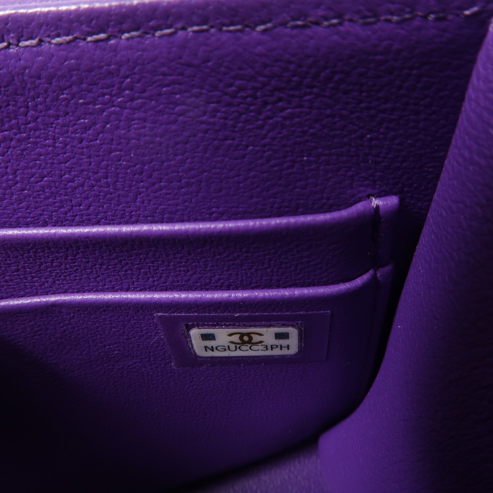 CHANEL 羊皮皮革Mini Top Handle Flap Bag鏈帶肩背袋