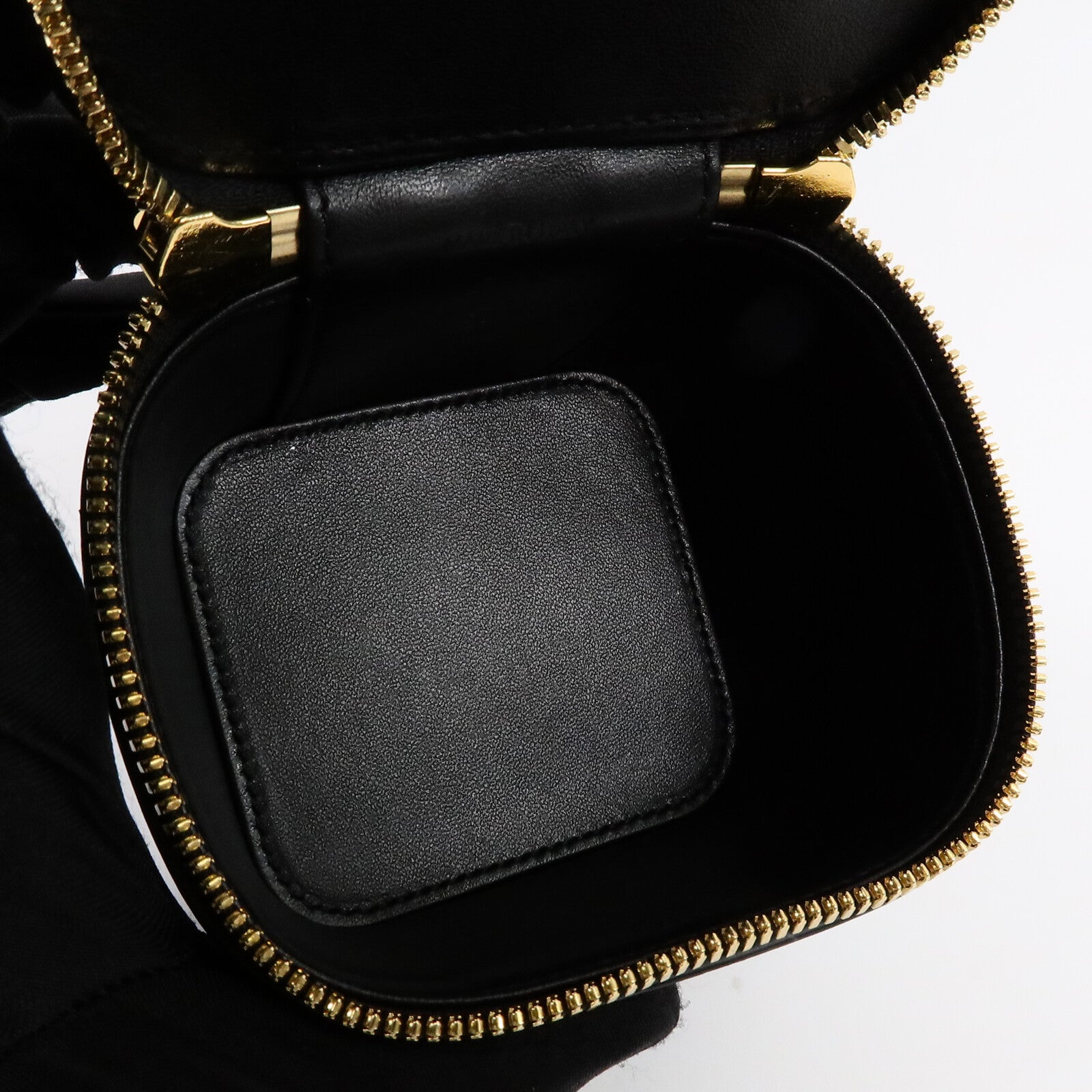 CELINE 漆皮皮革Cuir Triomphe Vanity Case手挽肩背兩用袋