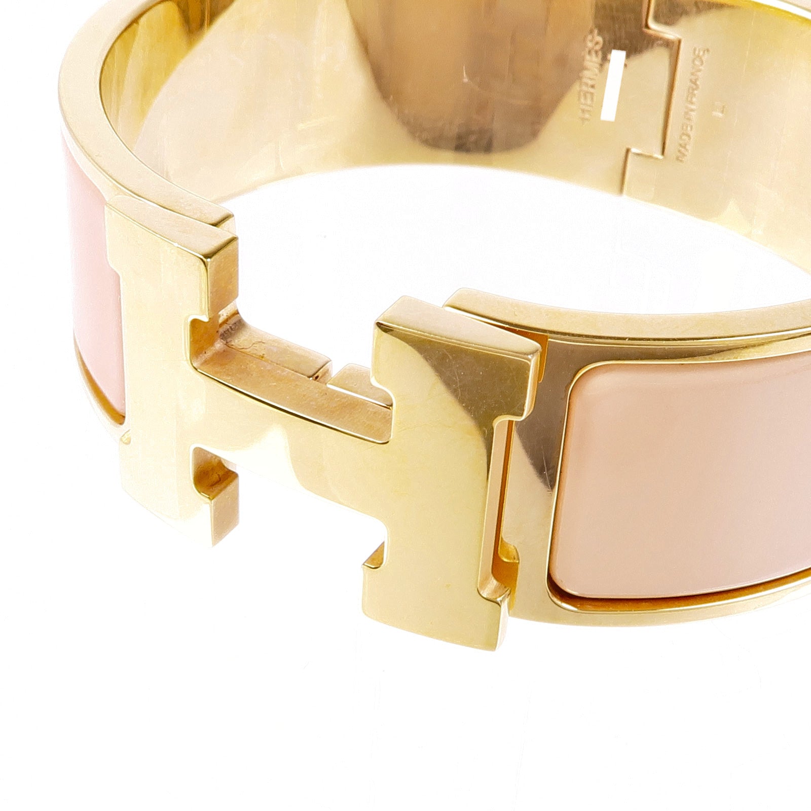 HERMES 金屬/琺瑯Clic-Clac H手鐲