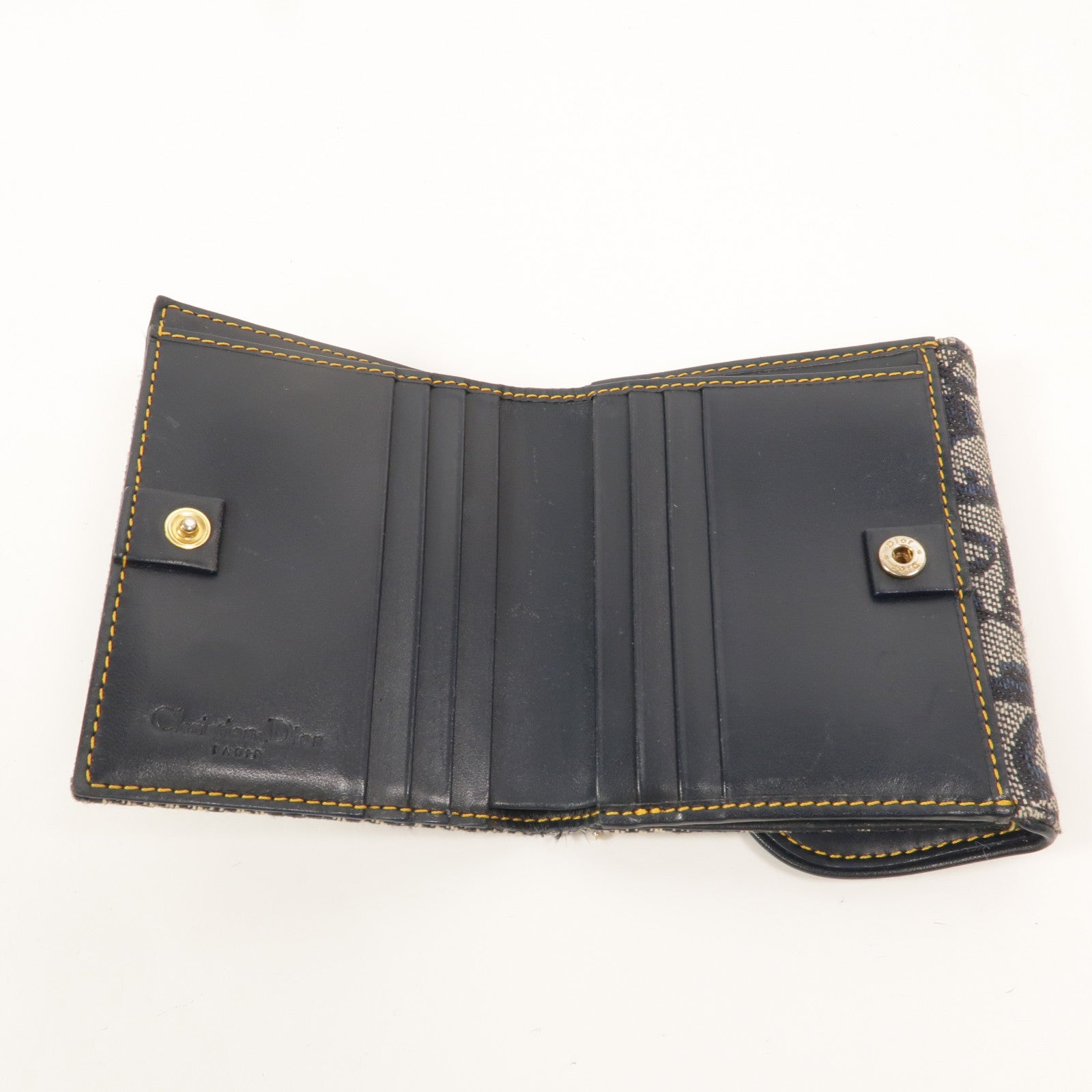 Dior Oblique帆布Saddle Lotus Wallet錢包
