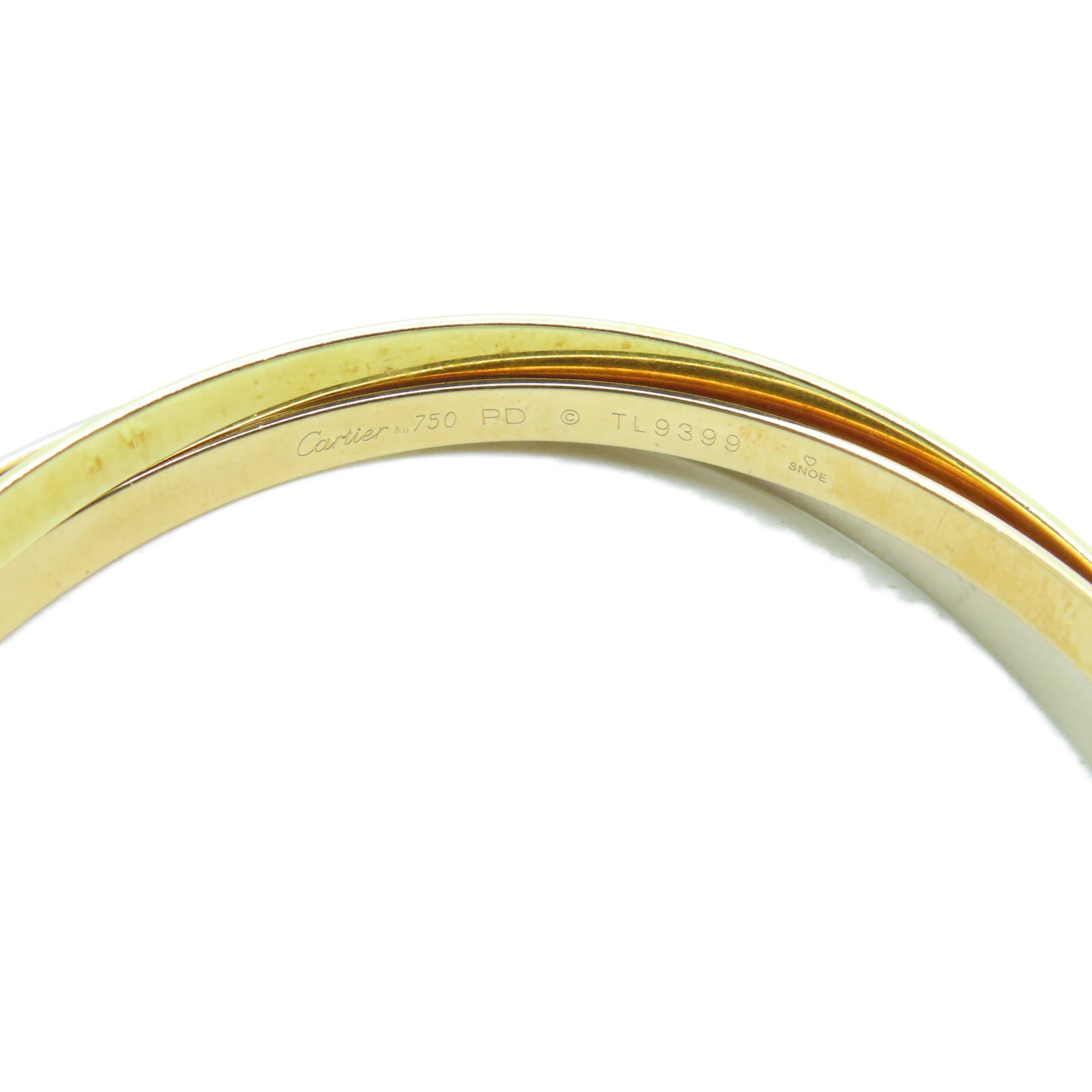 CARTIER 18K黄金Trinity Bracelet手环