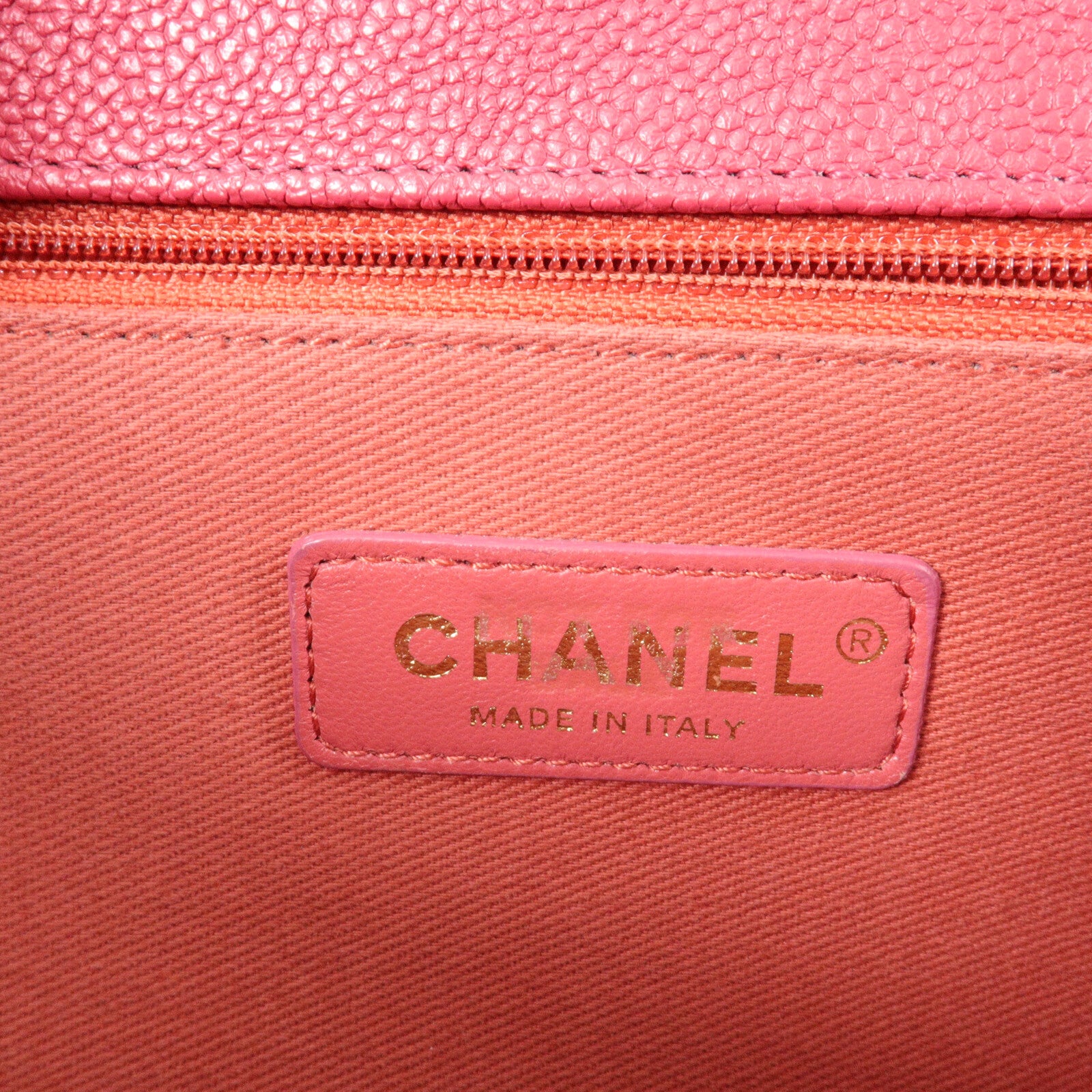 CHANEL 牛皮皮革Thread Around Flap Bag鏈帶肩背袋