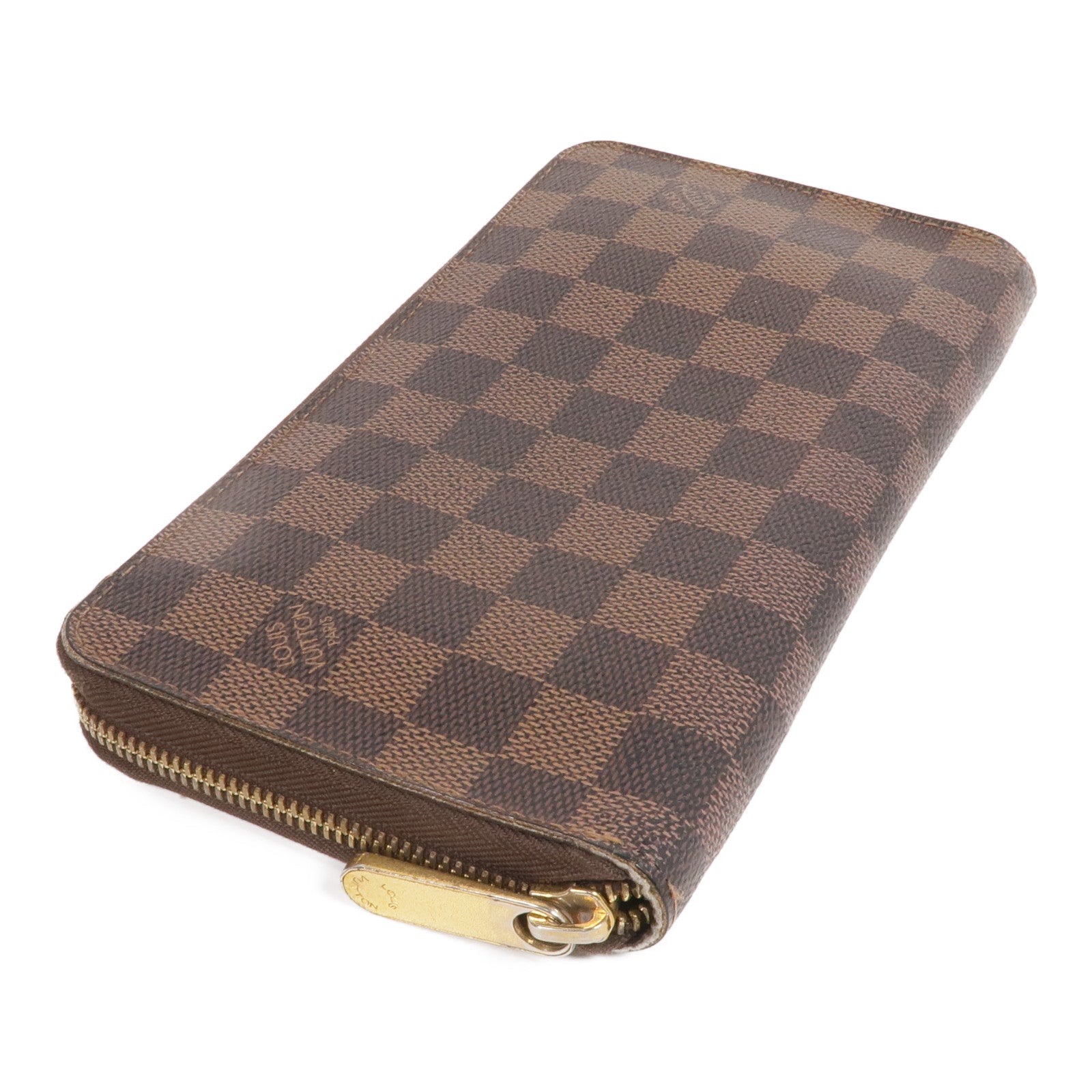 LOUIS VUITTON Damier Zippy Organizer金扣長錢包