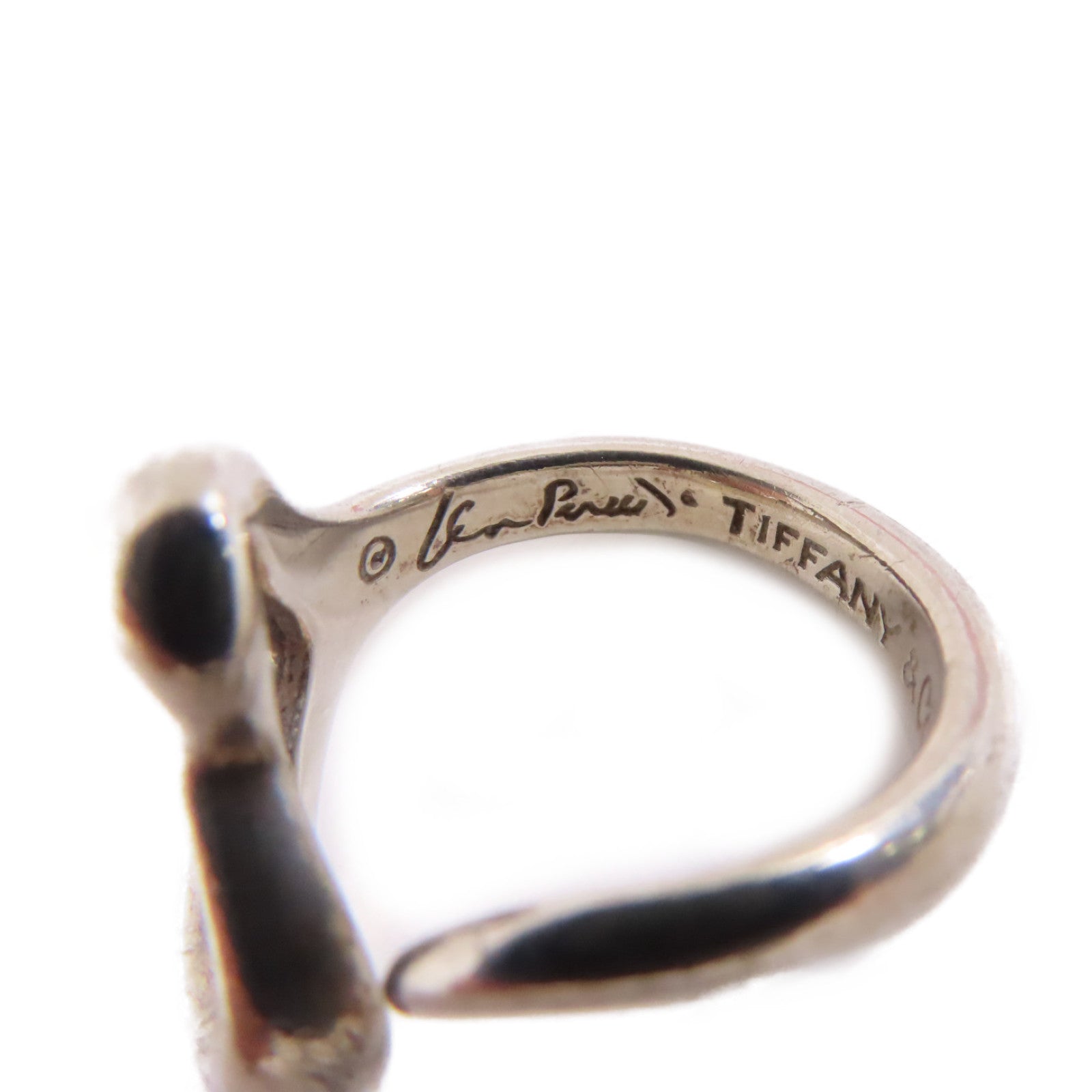 TIFFANY＆CO 【激減優惠】925純銀Open Heart Ring戒指US#5
