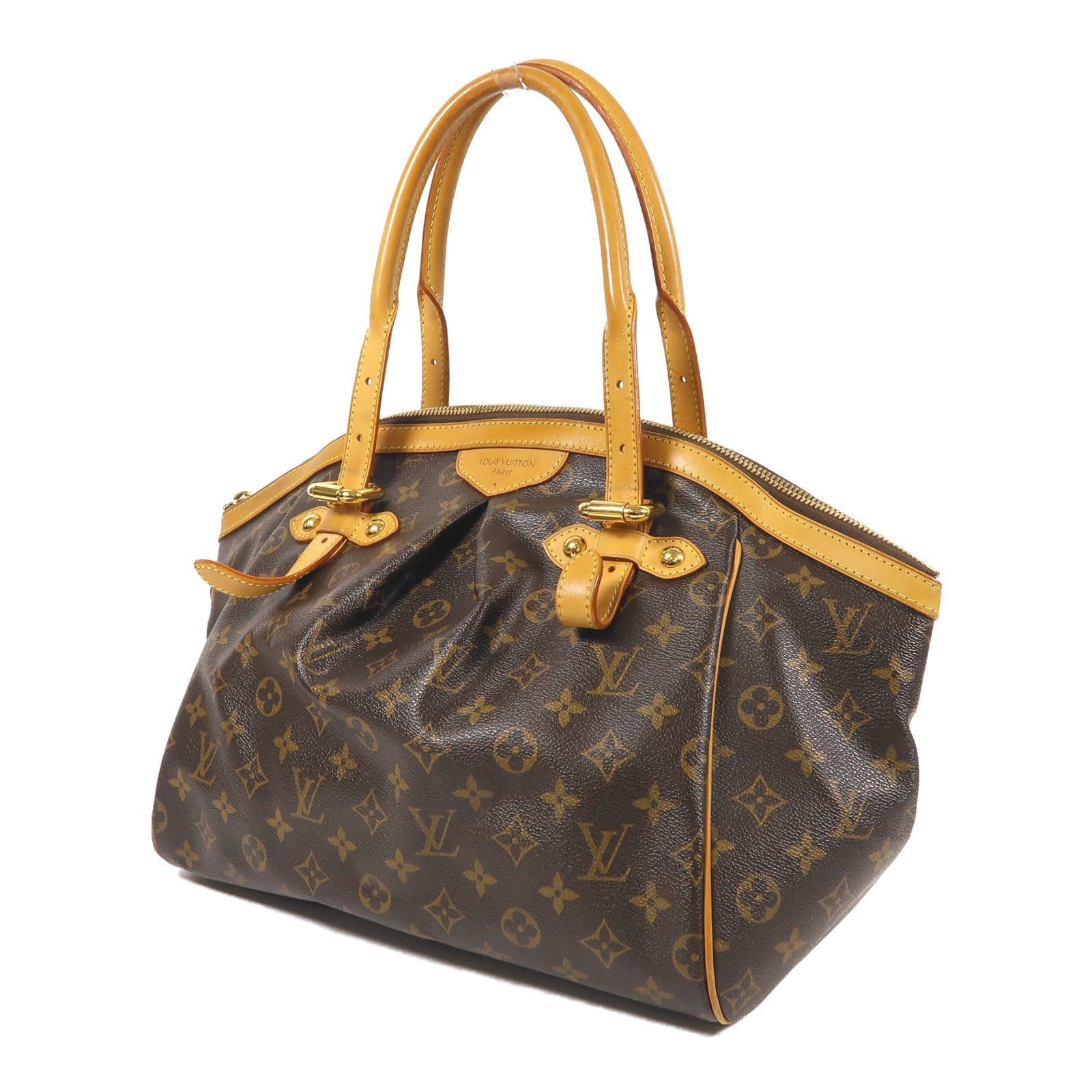 LOUIS VUITTON LV GHW Tivoli GM Shoulder Bag M40144 Monogram Brown
