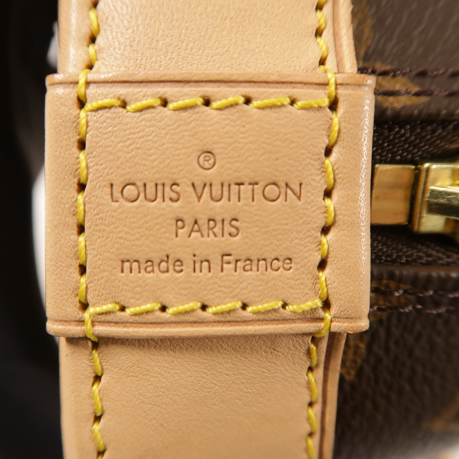 LOUIS VUITTON Monogram Alma BB金扣手挽肩背兩用袋