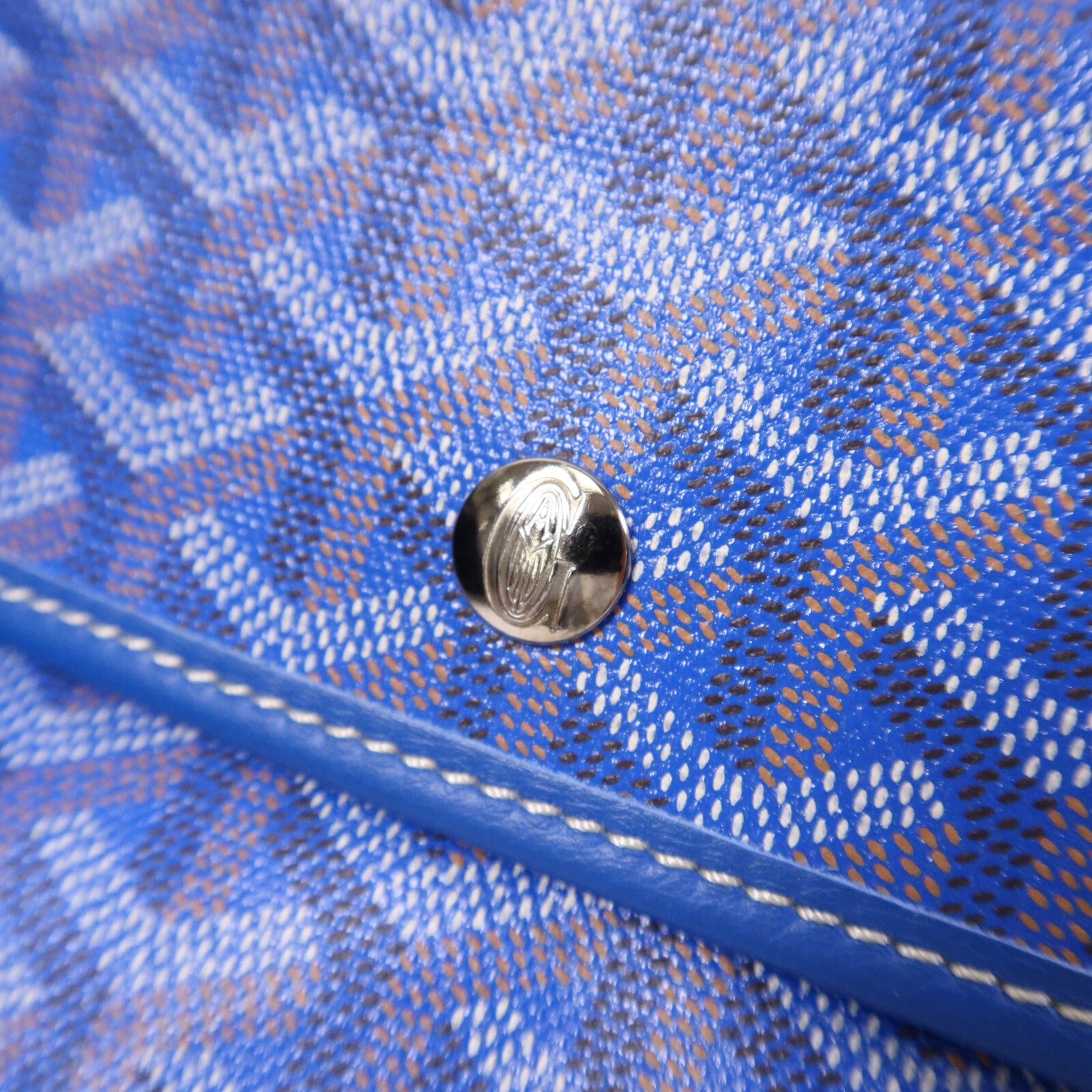 GOYARD 塗層帆布Saint Louis PM銀扣手挽袋