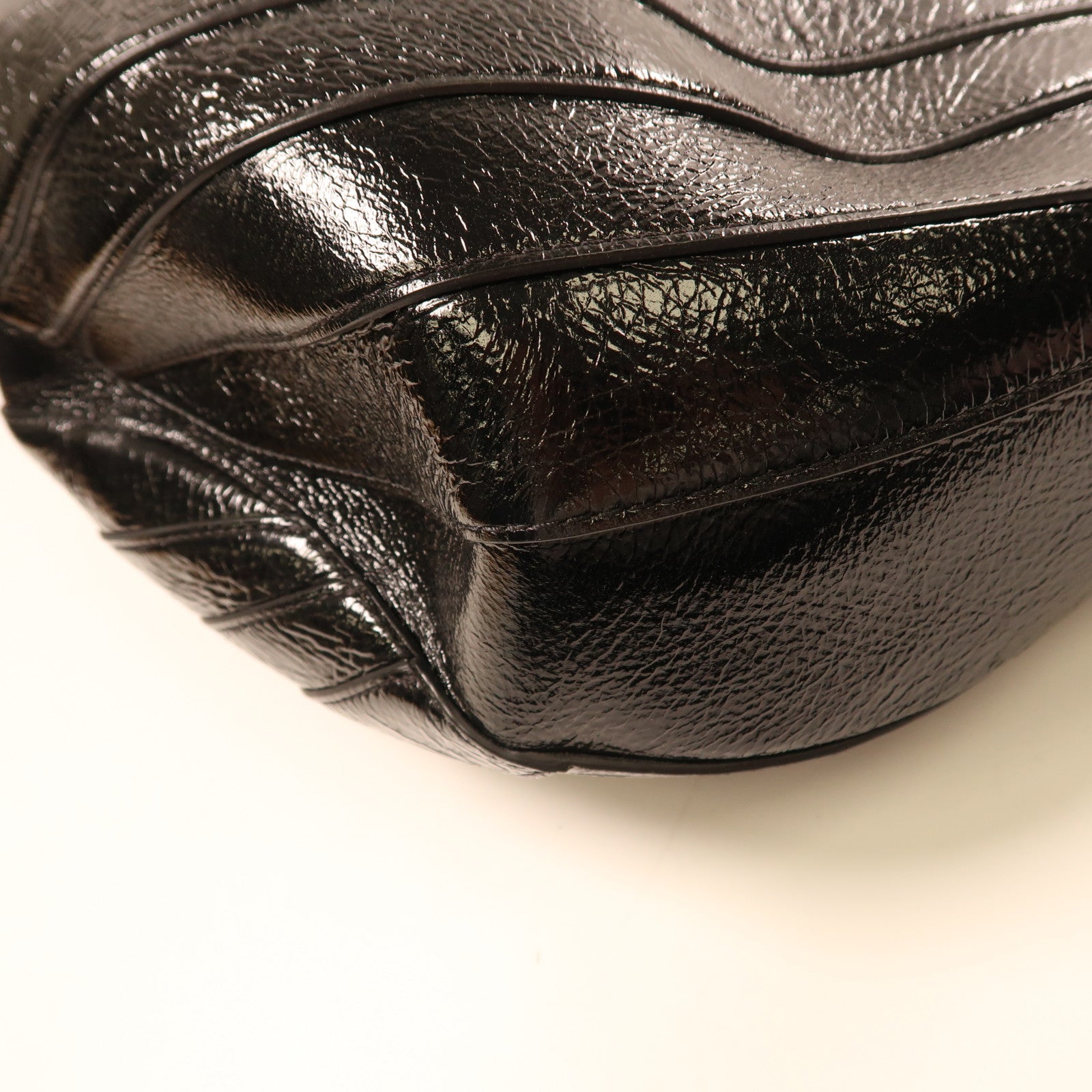 CHANEL 牛皮皮革Totebag銀扣鏈帶肩背袋黑色