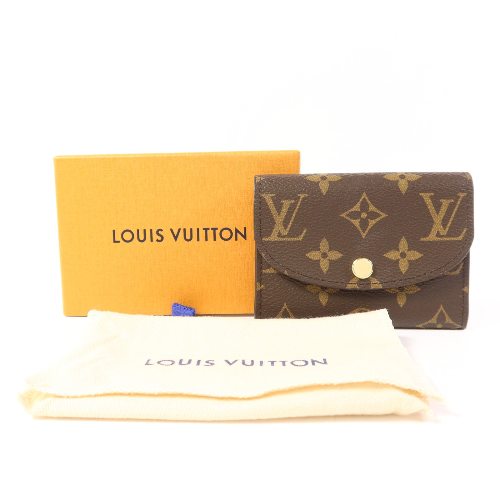 LOUIS VUITTON Monogram Rosalie金扣錢包