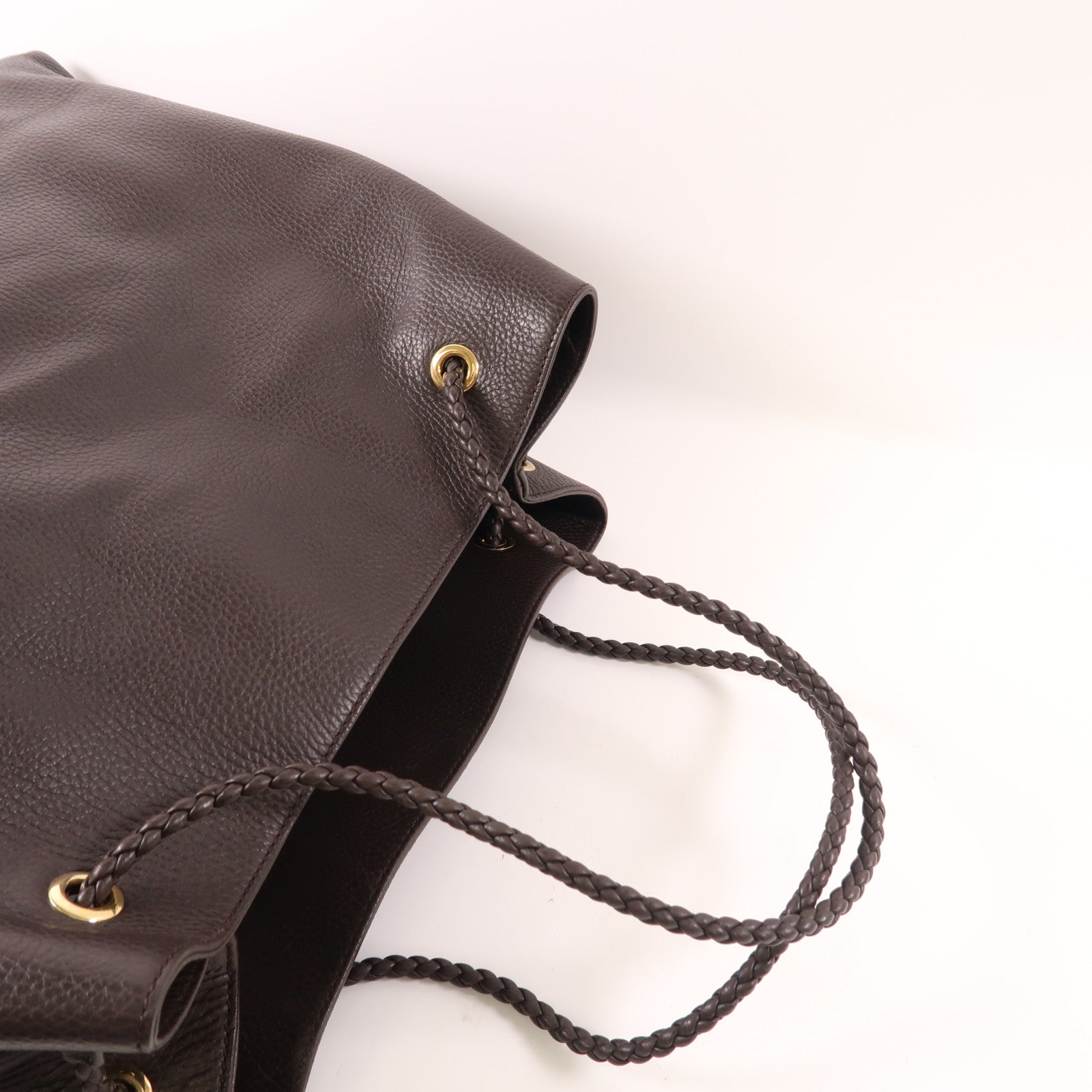 GUCCI 牛皮皮革Tote Bag金扣肩背袋