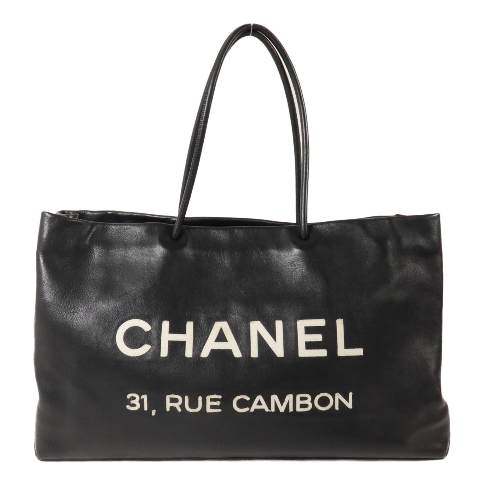 CHANEL 牛皮皮革Essential Logo Leather Tote Bag肩背袋