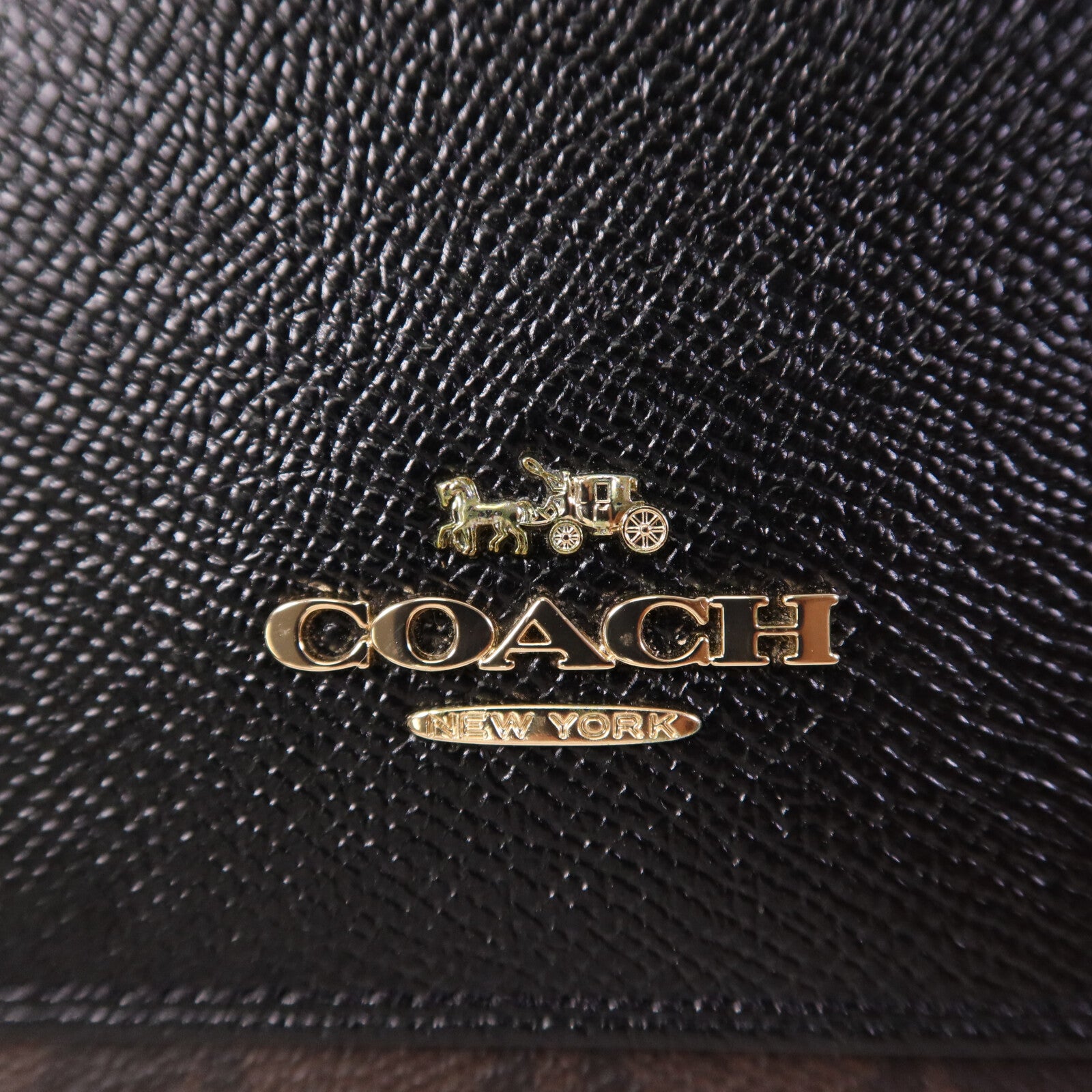 COACH 牛皮皮革Chain Shoulder Bag金扣鏈帶肩背袋