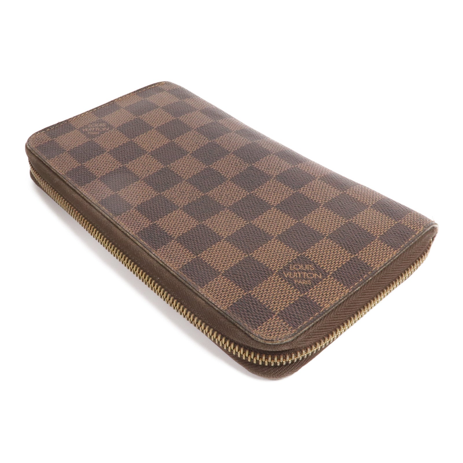LOUIS VUITTON Damier Zippy Organizer金扣長錢包