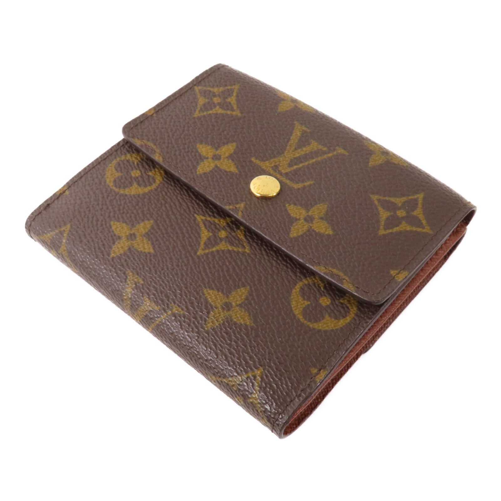 LOUIS VUITTON 【激減優惠】Monogram Carte Credit Wallet金扣短錢包