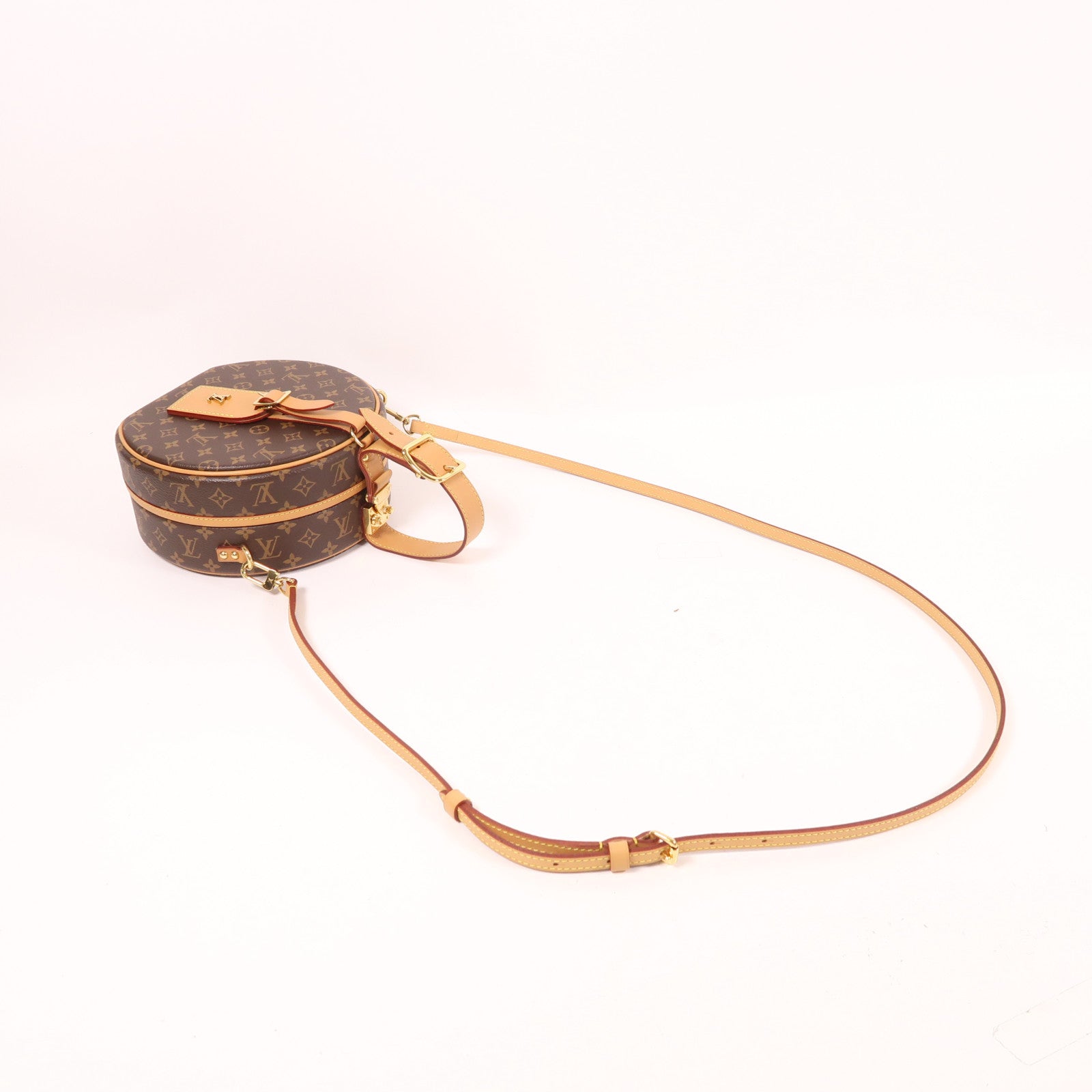 LOUIS VUITTON 【激減優惠】Monogram Petite Boite Chapeau金扣手挽肩背兩用袋