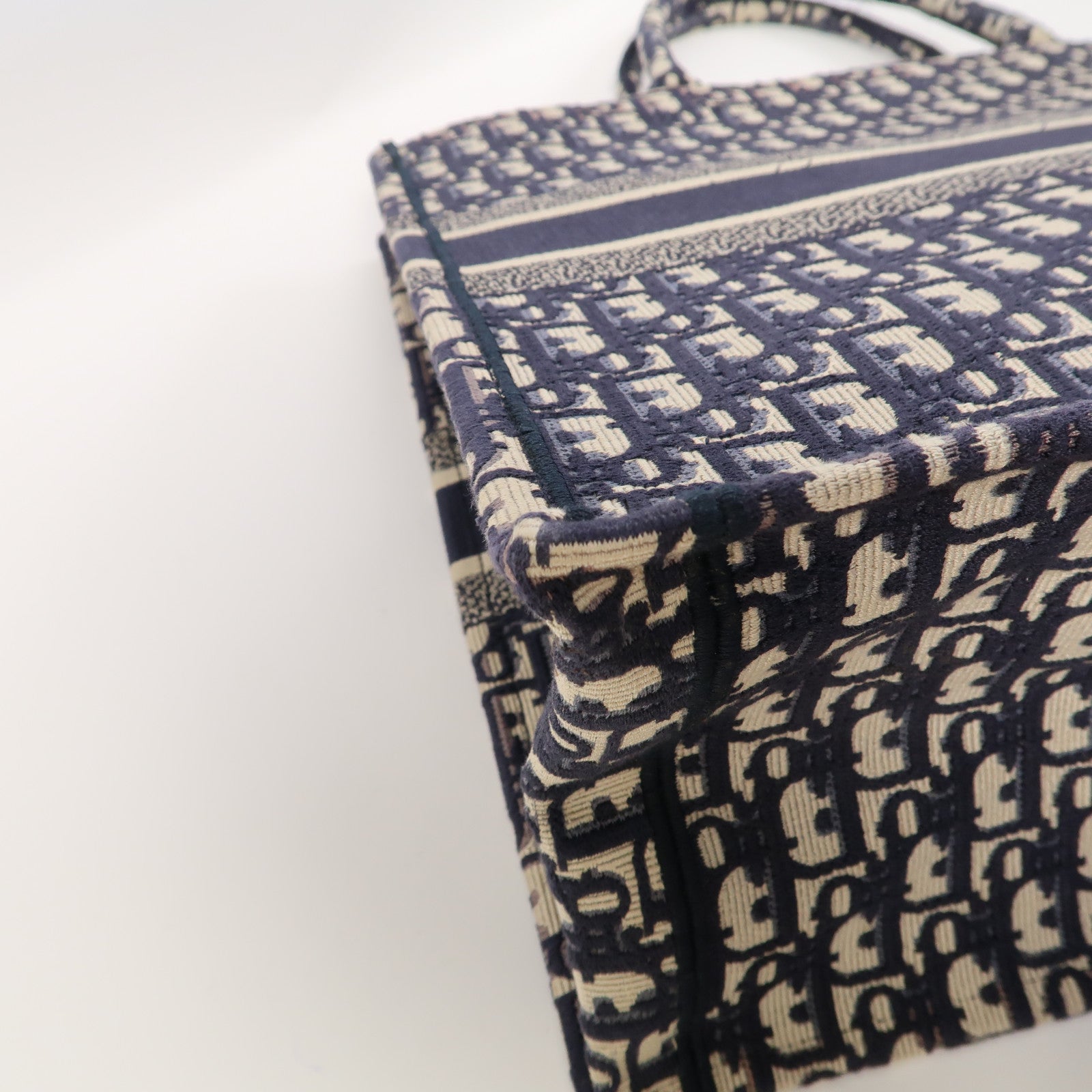 Dior 【激減優惠】Oblique帆布Book Tote Large手挽袋藍色