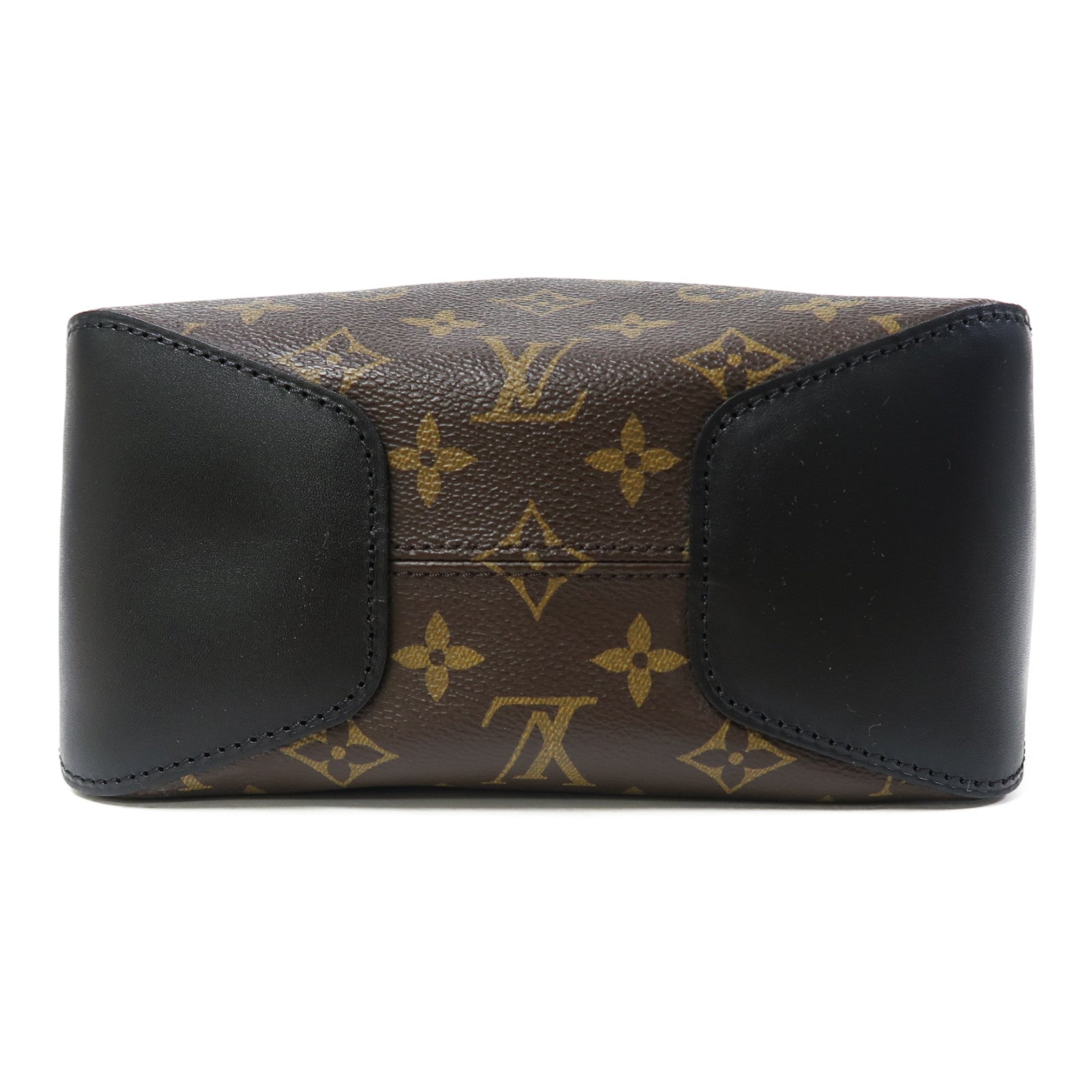 LOUIS VUITTON Monogram Macassar Torres銀扣肩背袋啡色