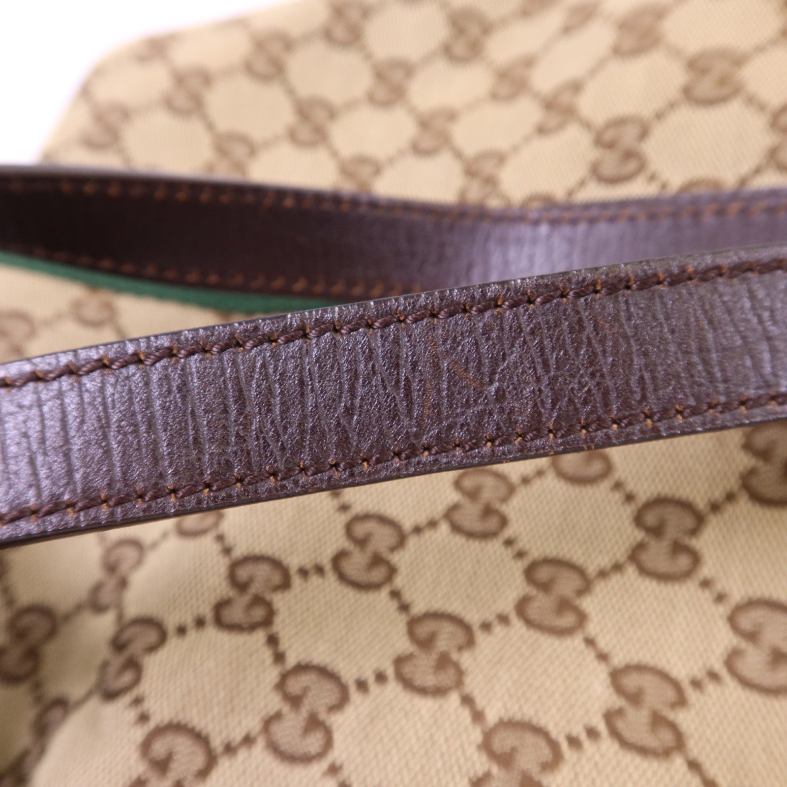 GUCCI 帆布Tote Bag金扣手挽袋