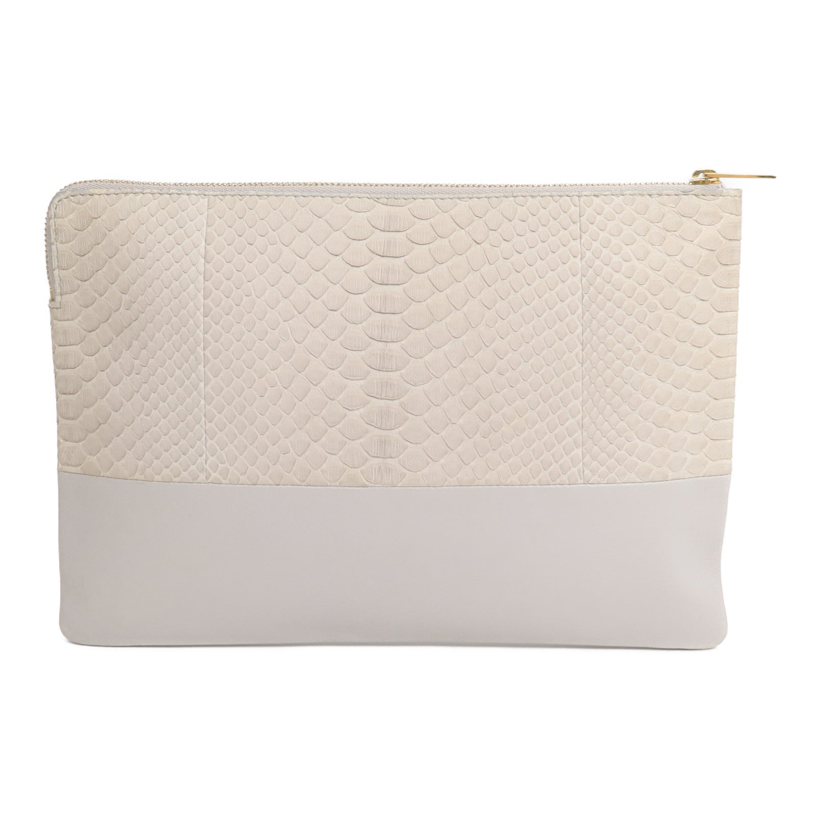 CELINE 蛇皮/牛皮皮革Python Solo Clutch手拿包