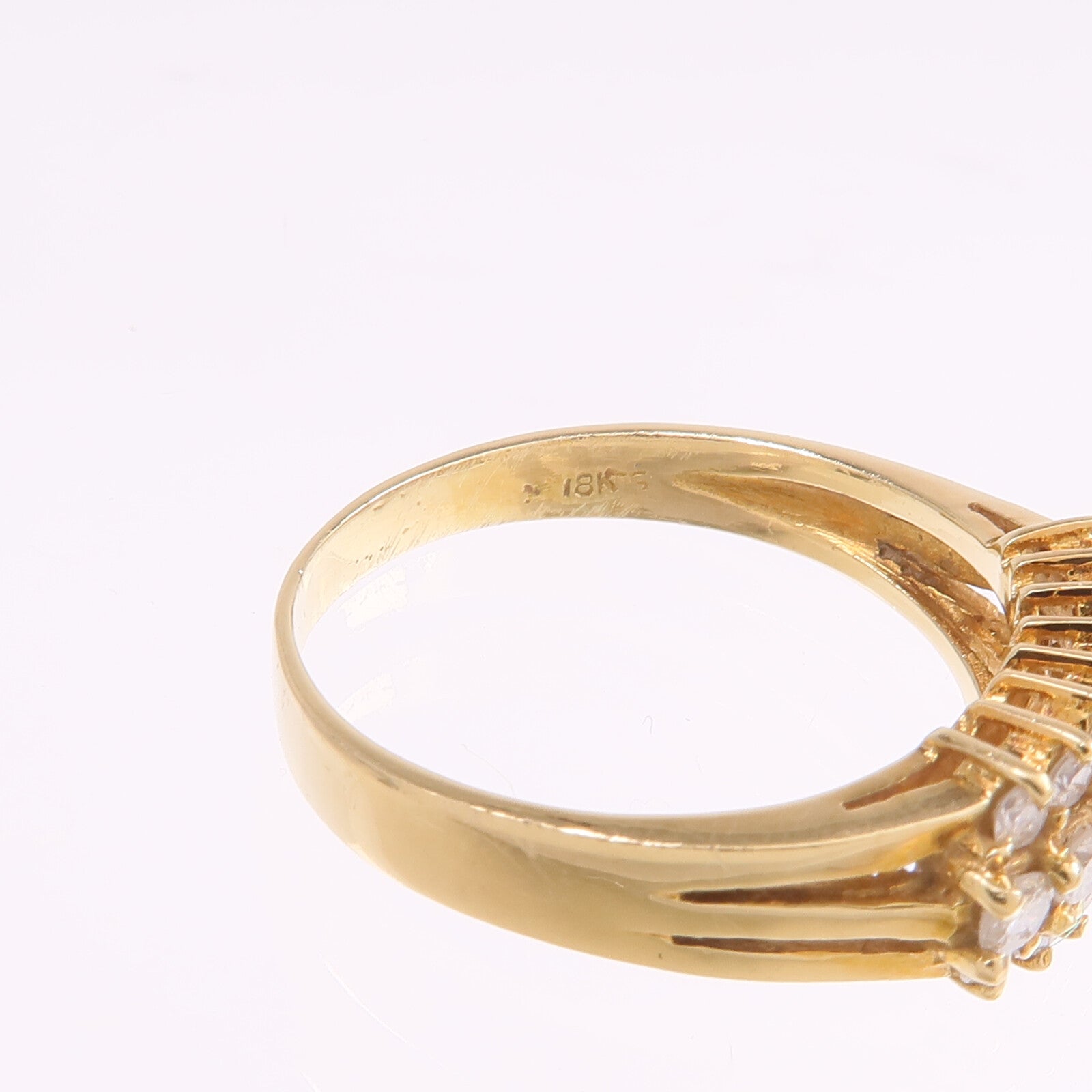JEWELRY 18K黃金Diamond Ring鑽石戒指US#6.75