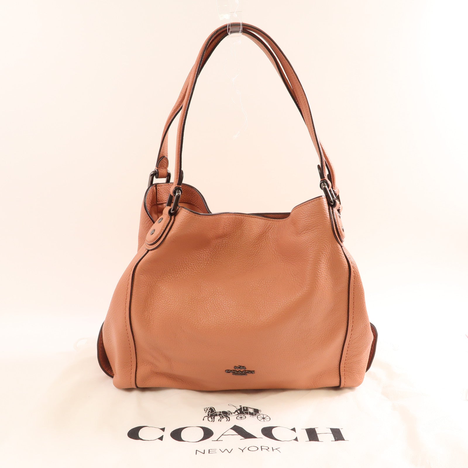 COACH 牛皮皮革Shoulder Bag肩背袋