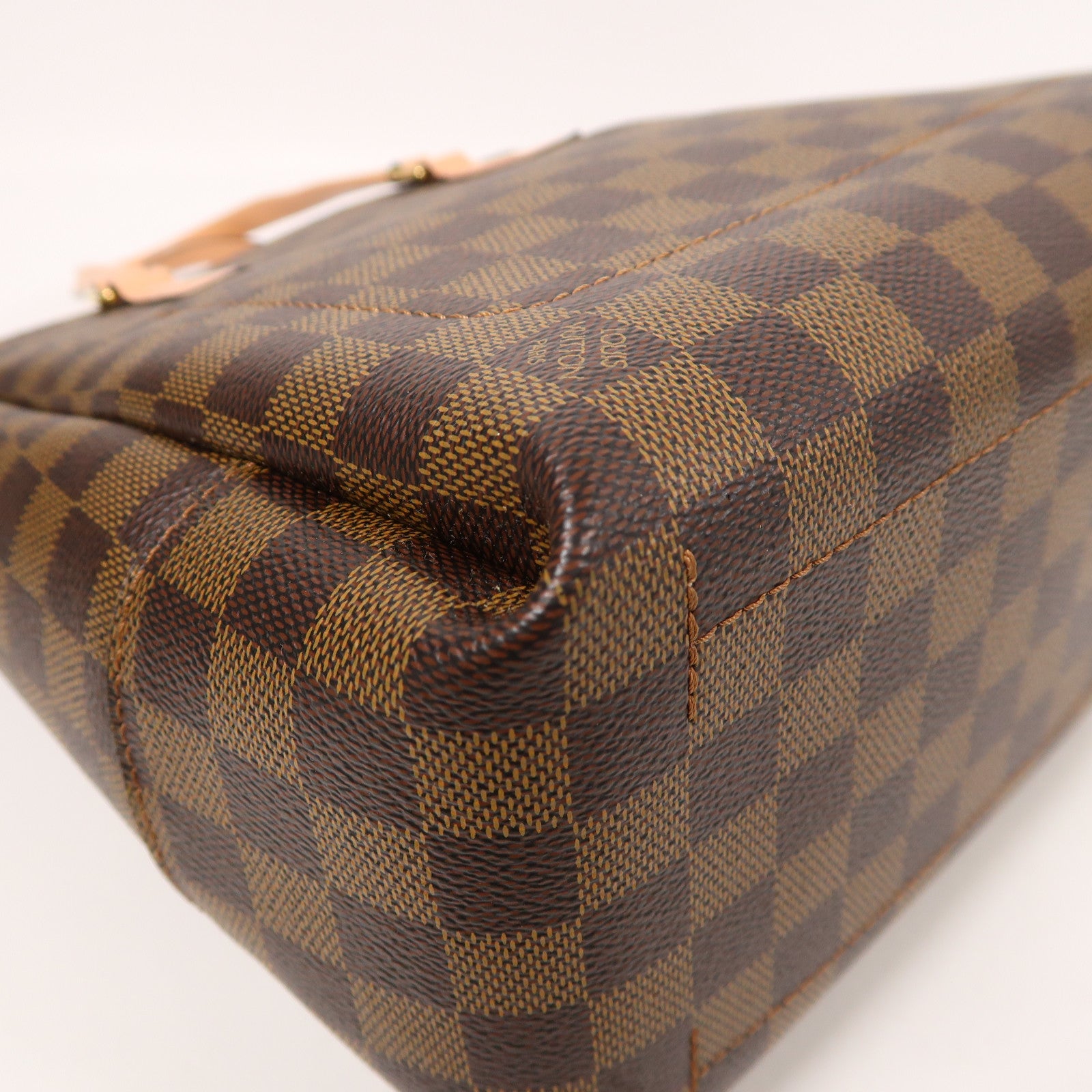LOUIS VUITTON Damier Belmont NV PM金扣手挽肩背兩用袋
