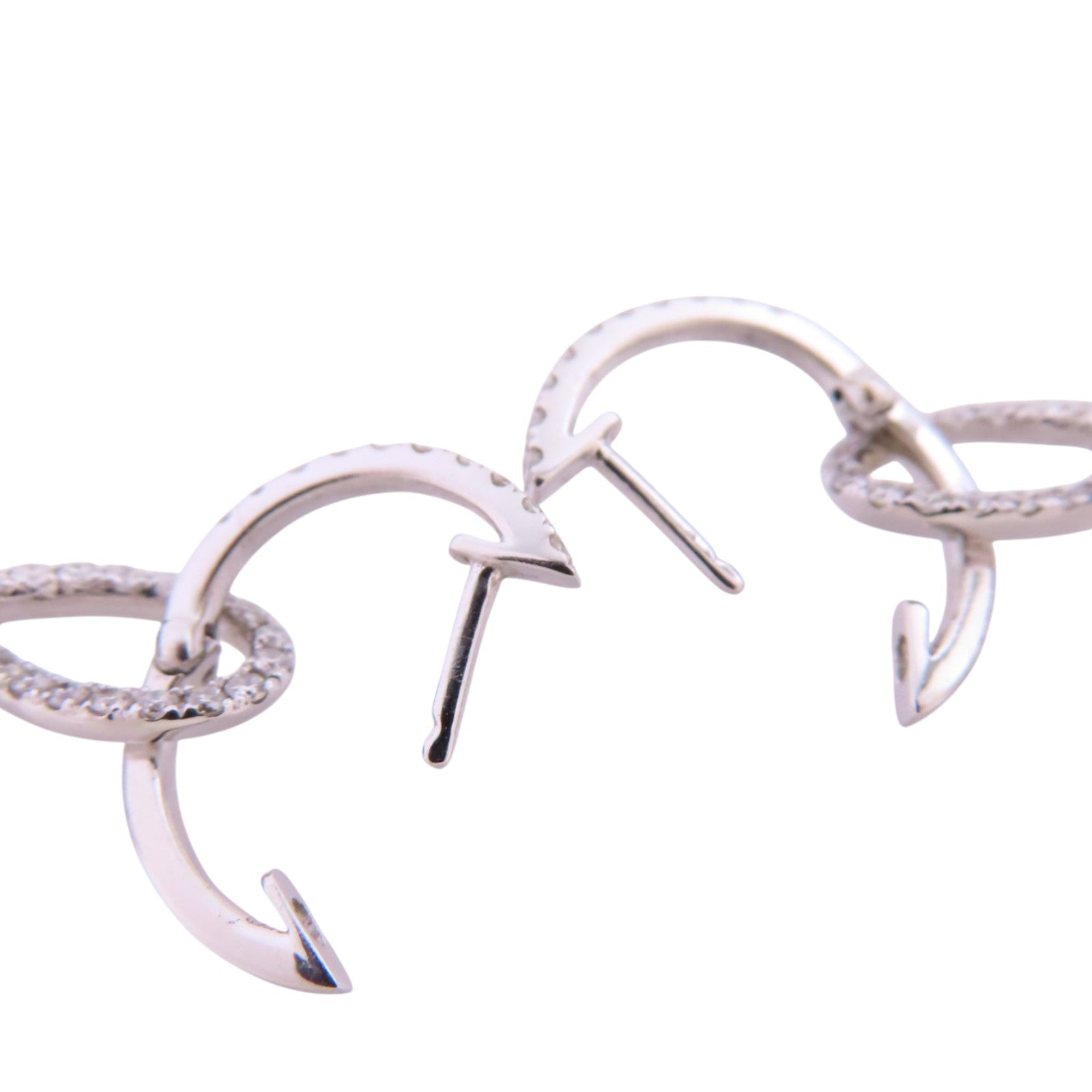 JEWELRY 【激減優惠】18K白金/鑽石Diamond Earrings耳環