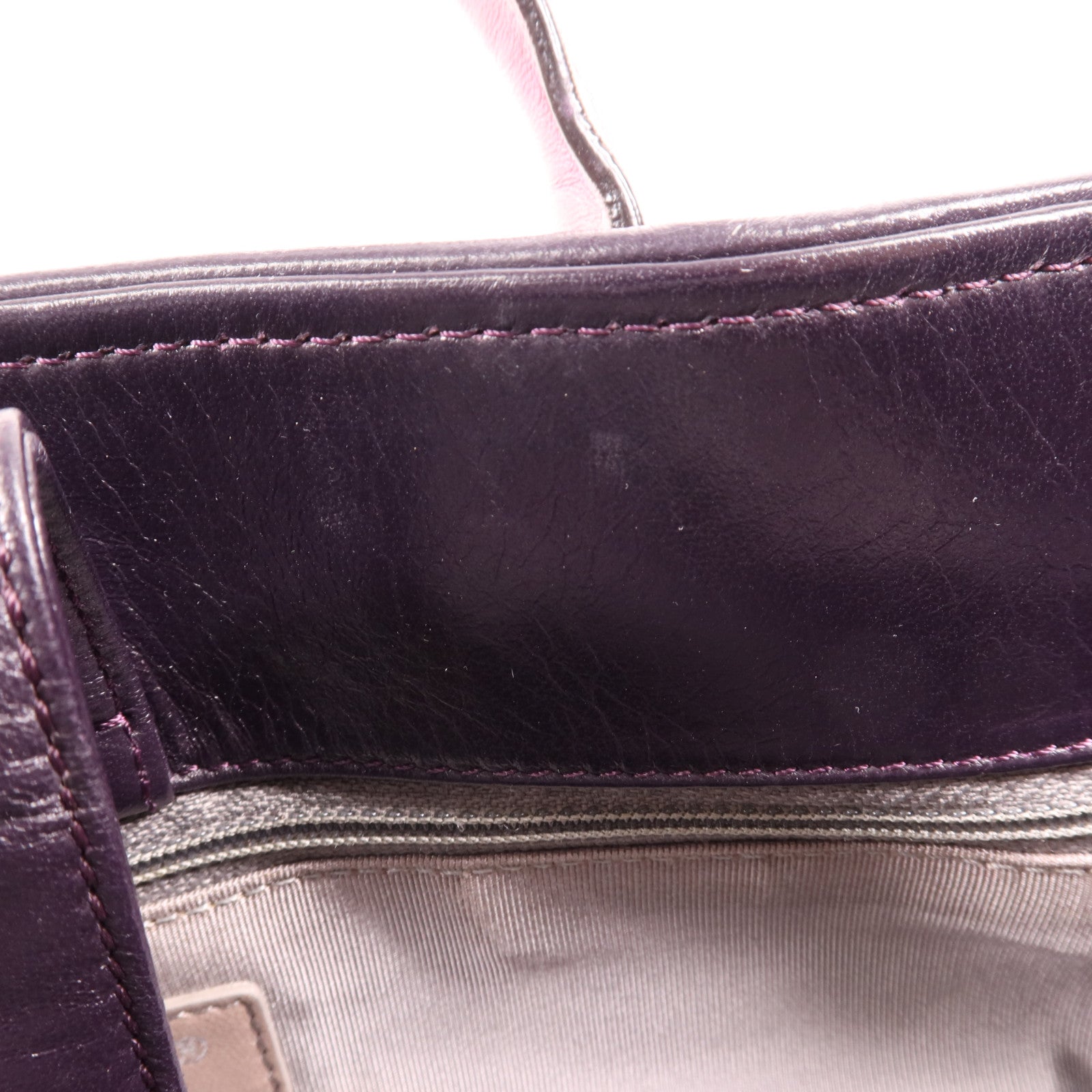 CHANEL 羊皮皮革Tote Bag銀扣手挽袋