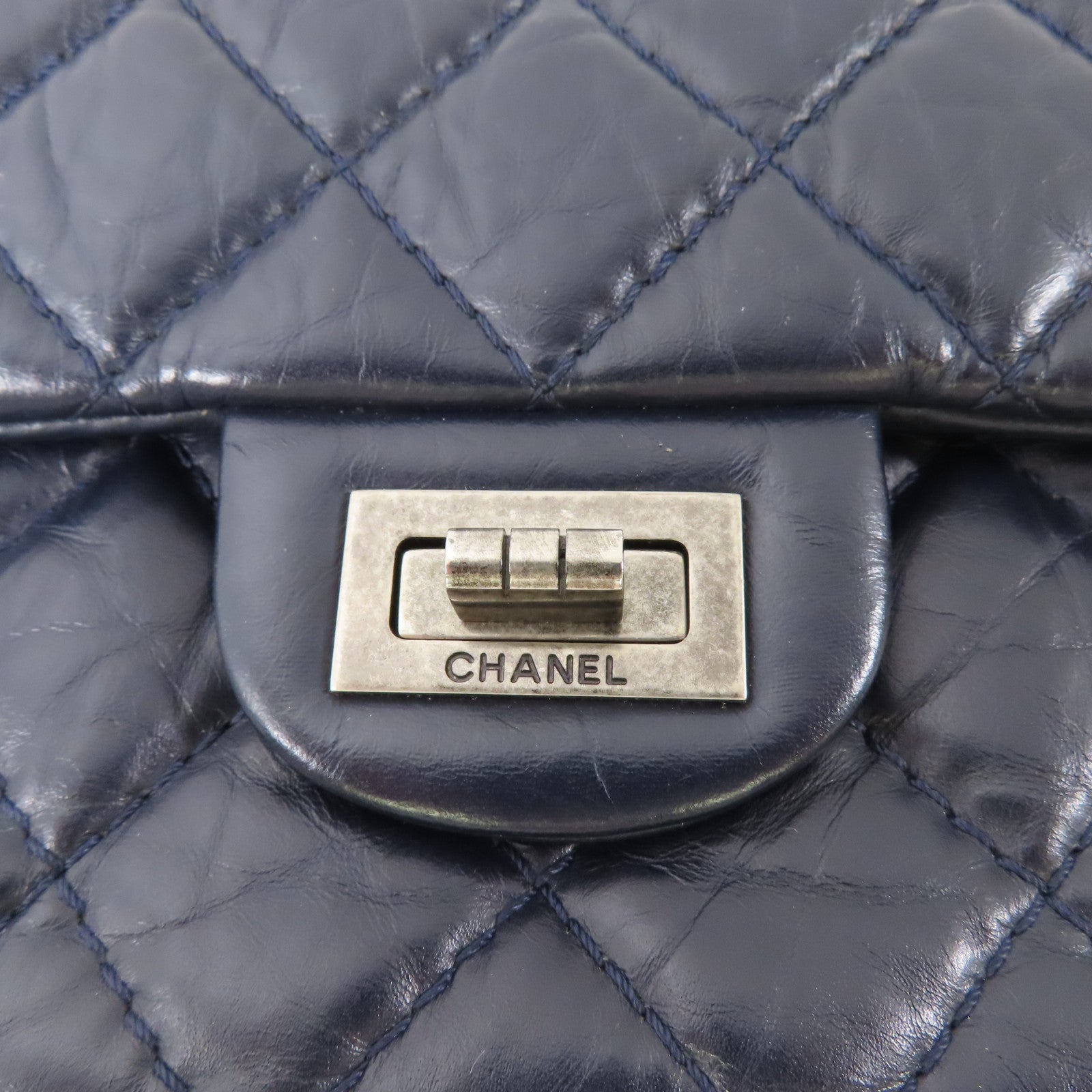 CHANEL 牛皮皮革2.55 Shoulder Bag鏈帶肩背袋