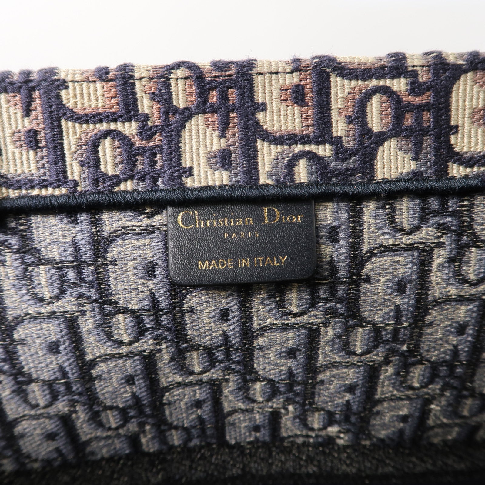 Dior 【激減優惠】Oblique帆布Book Tote Large手挽袋藍色