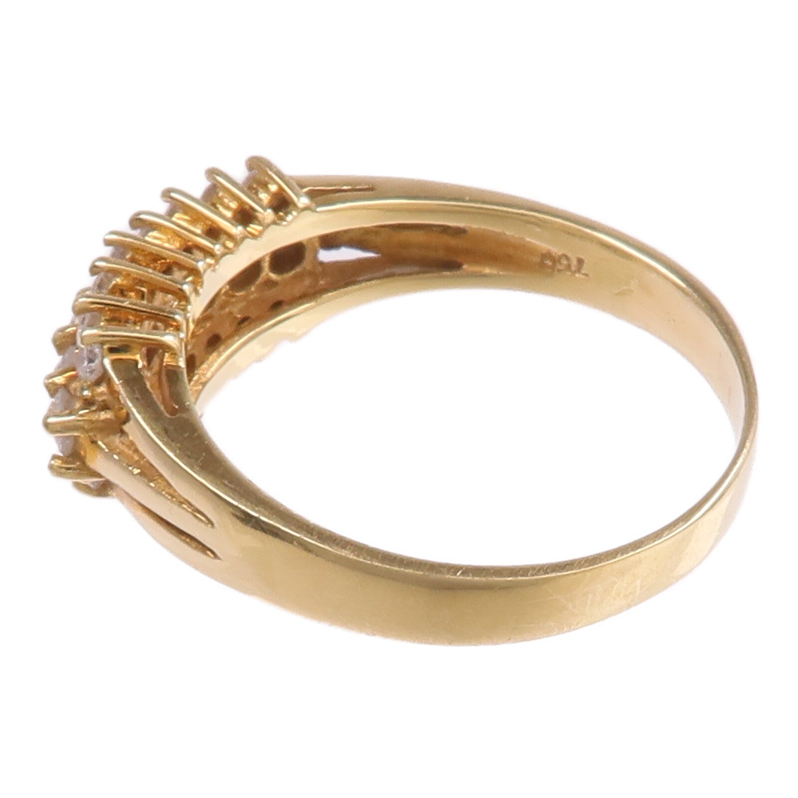 JEWELRY 18K黃金Diamond Ring鑽石戒指US#6.75